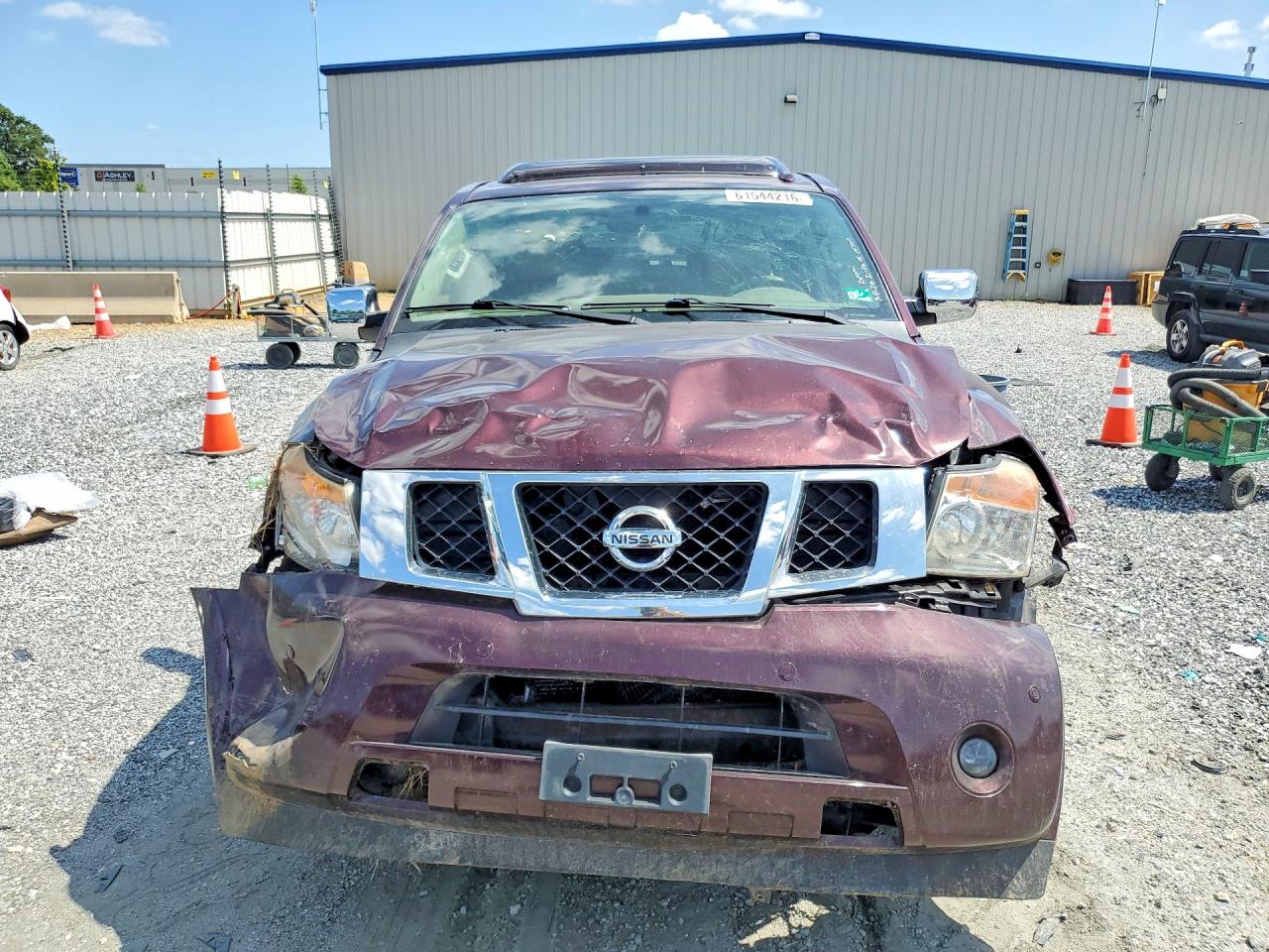 2015 Nissan Armada Platinum Maroon vin: 5N1BA0NE5FN613099