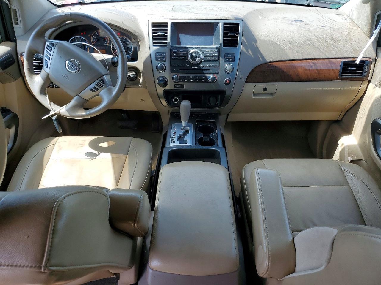 2015 Nissan Armada Platinum Maroon vin: 5N1BA0NE5FN613099
