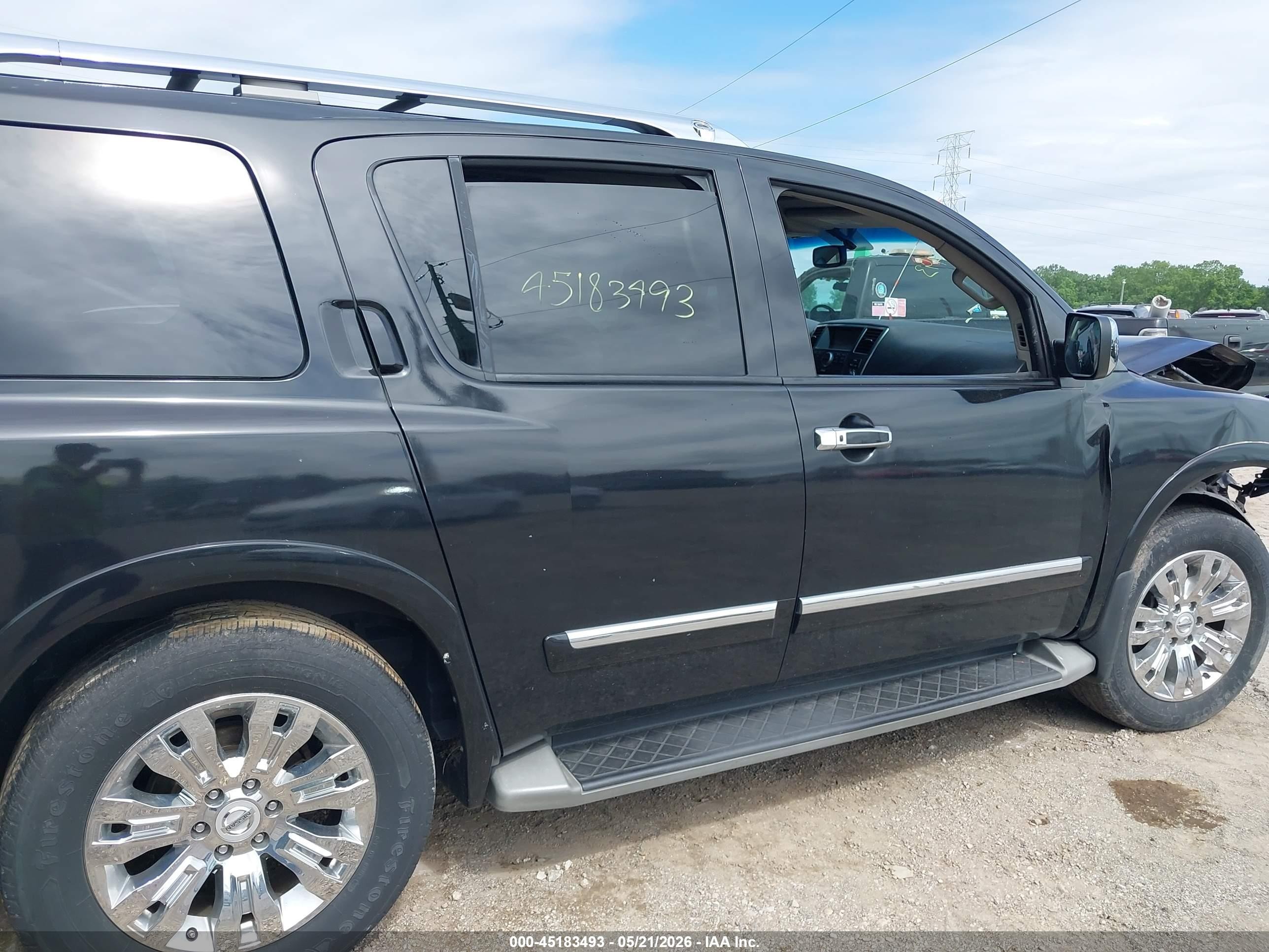 2015 Nissan Armada Platinum Black vin: 5N1BA0NE6FN610051