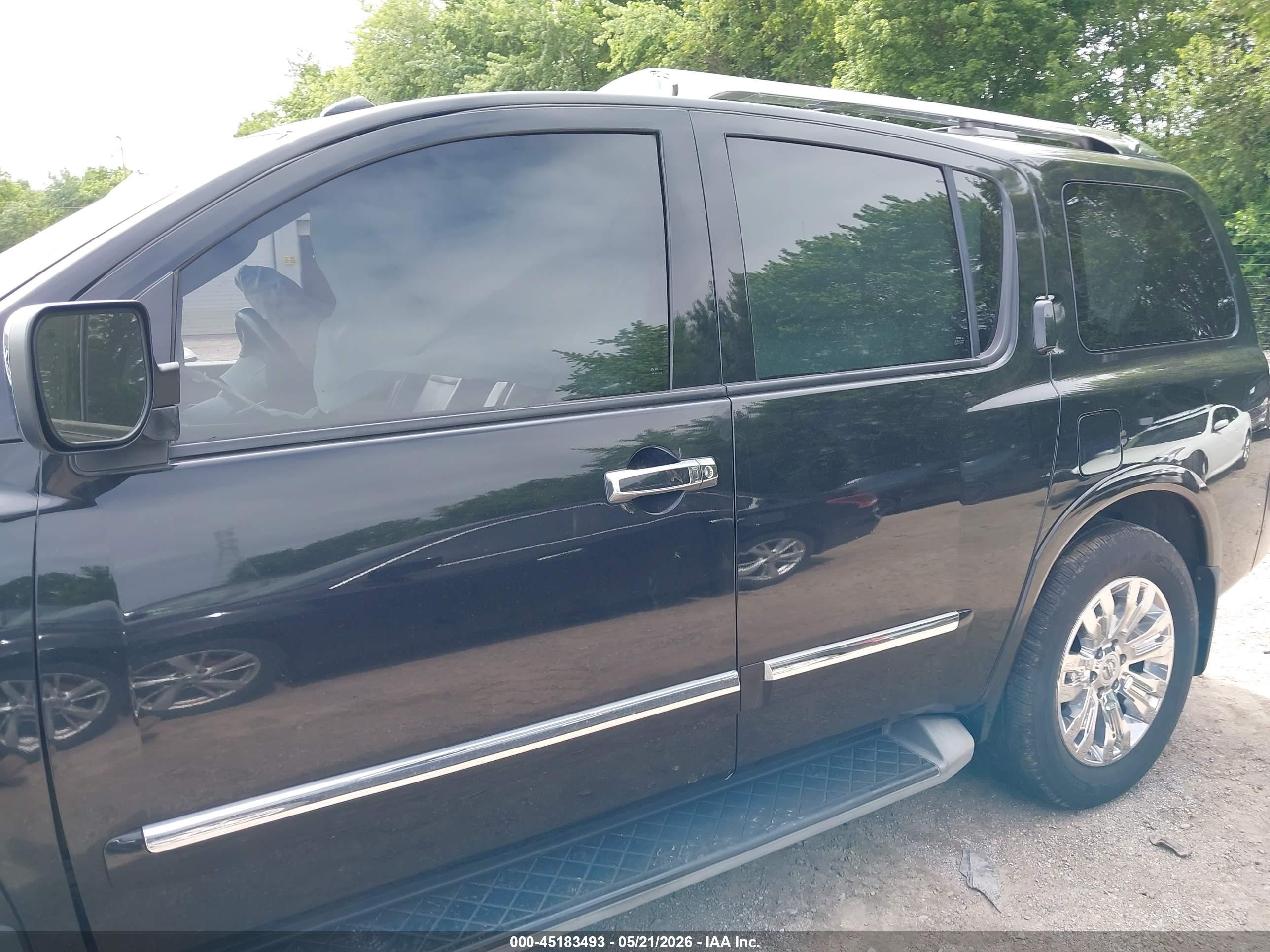 2015 Nissan Armada Platinum Black vin: 5N1BA0NE6FN610051