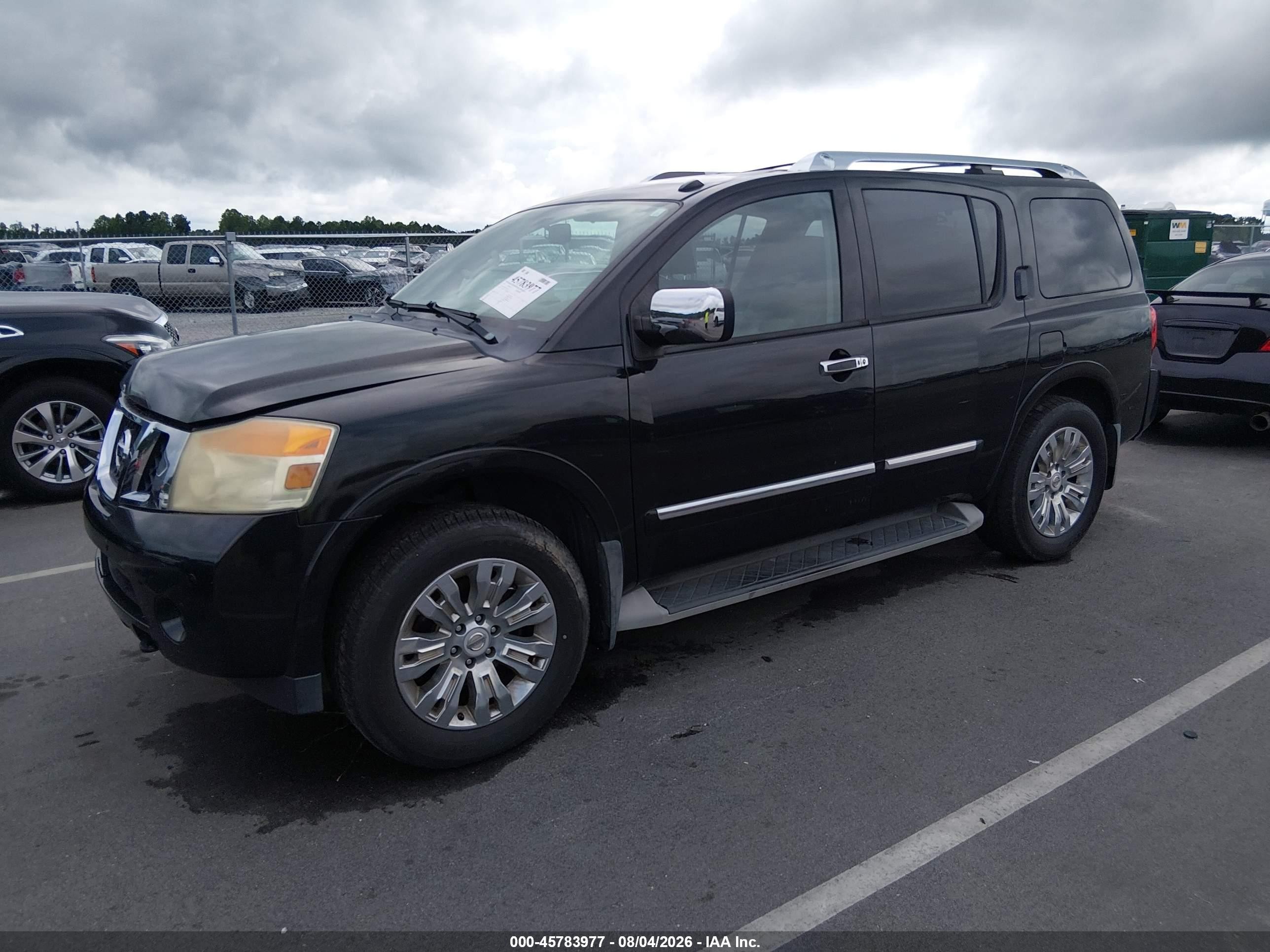 2015 Nissan Armada Platinum Black vin: 5N1BA0NE6FN612172