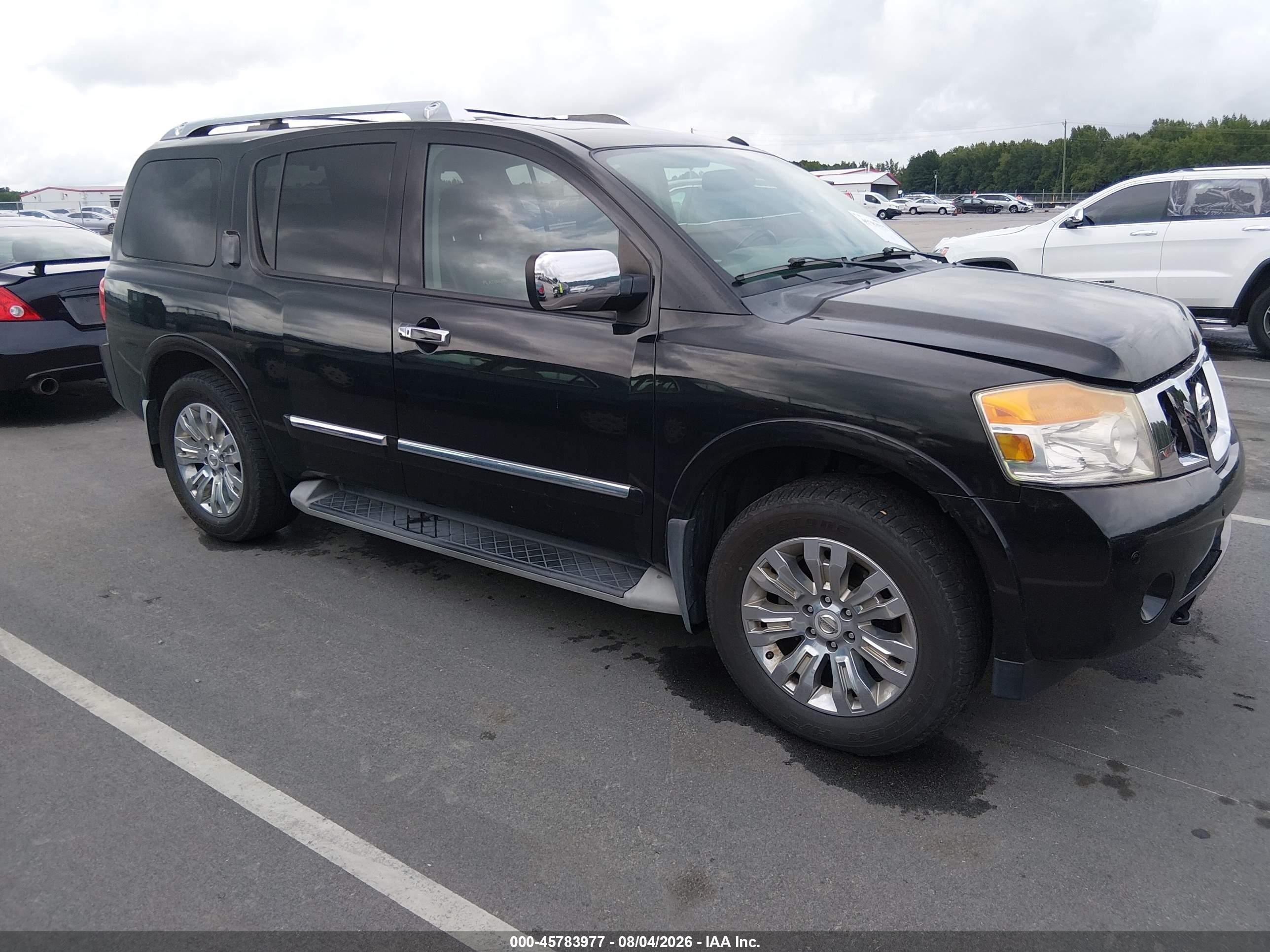 2015 Nissan Armada Platinum Black vin: 5N1BA0NE6FN612172
