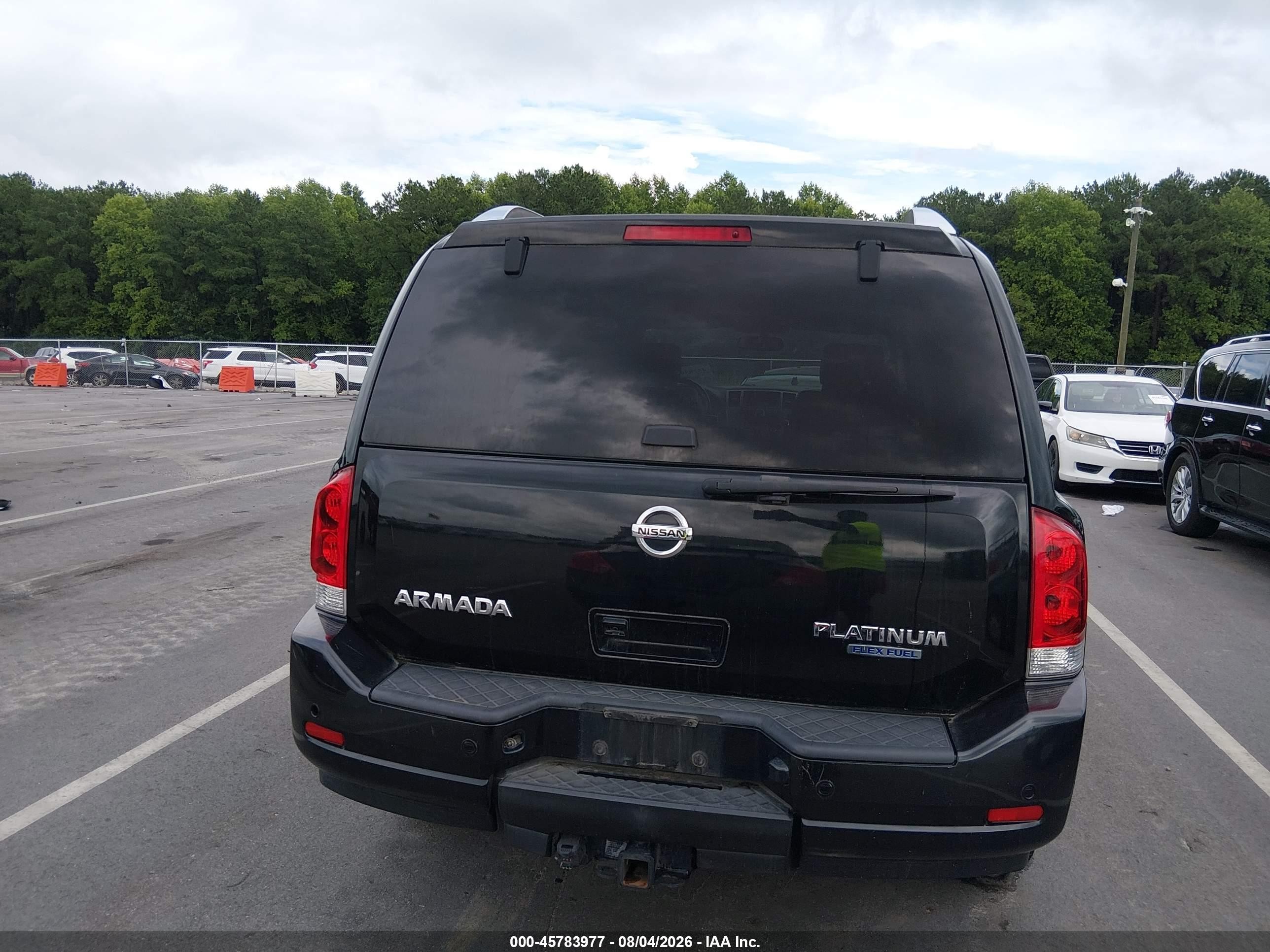 2015 Nissan Armada Platinum Black vin: 5N1BA0NE6FN612172