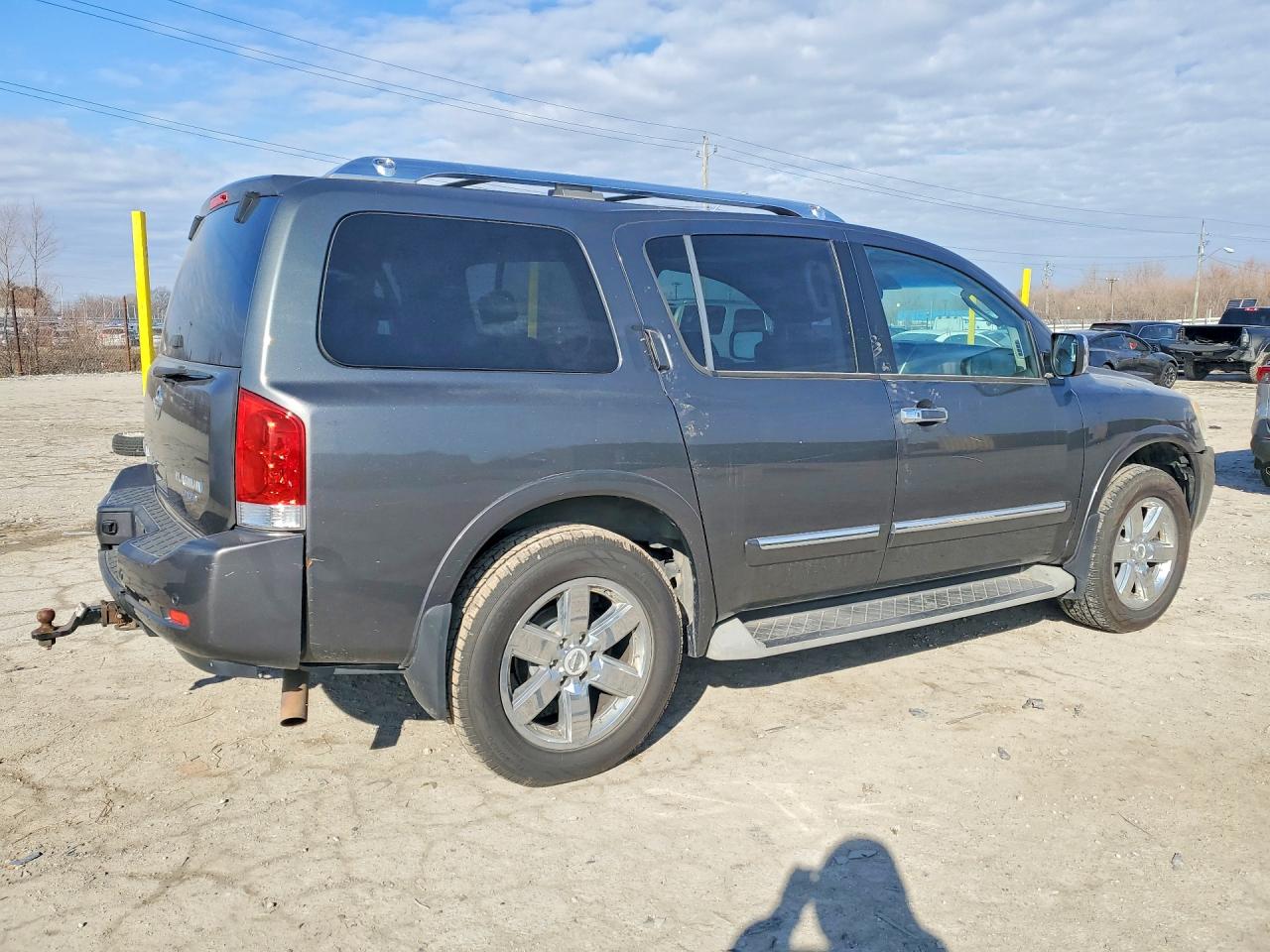 2011 Nissan Armada Platinum Gray vin: 5N1BA0NE7BN621974