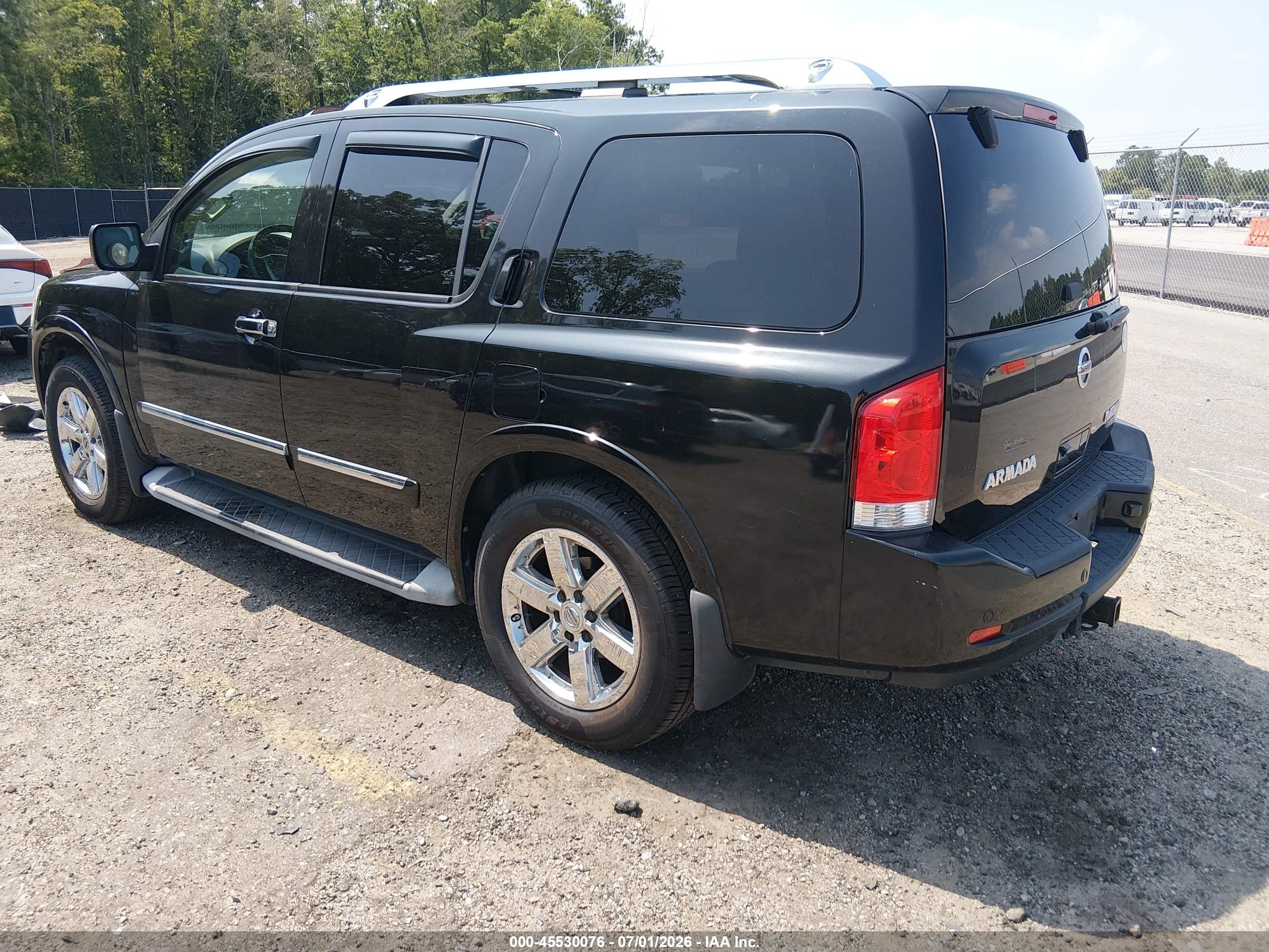 2013 Nissan Armada Platinum Black vin: 5N1BA0NE8DN600327