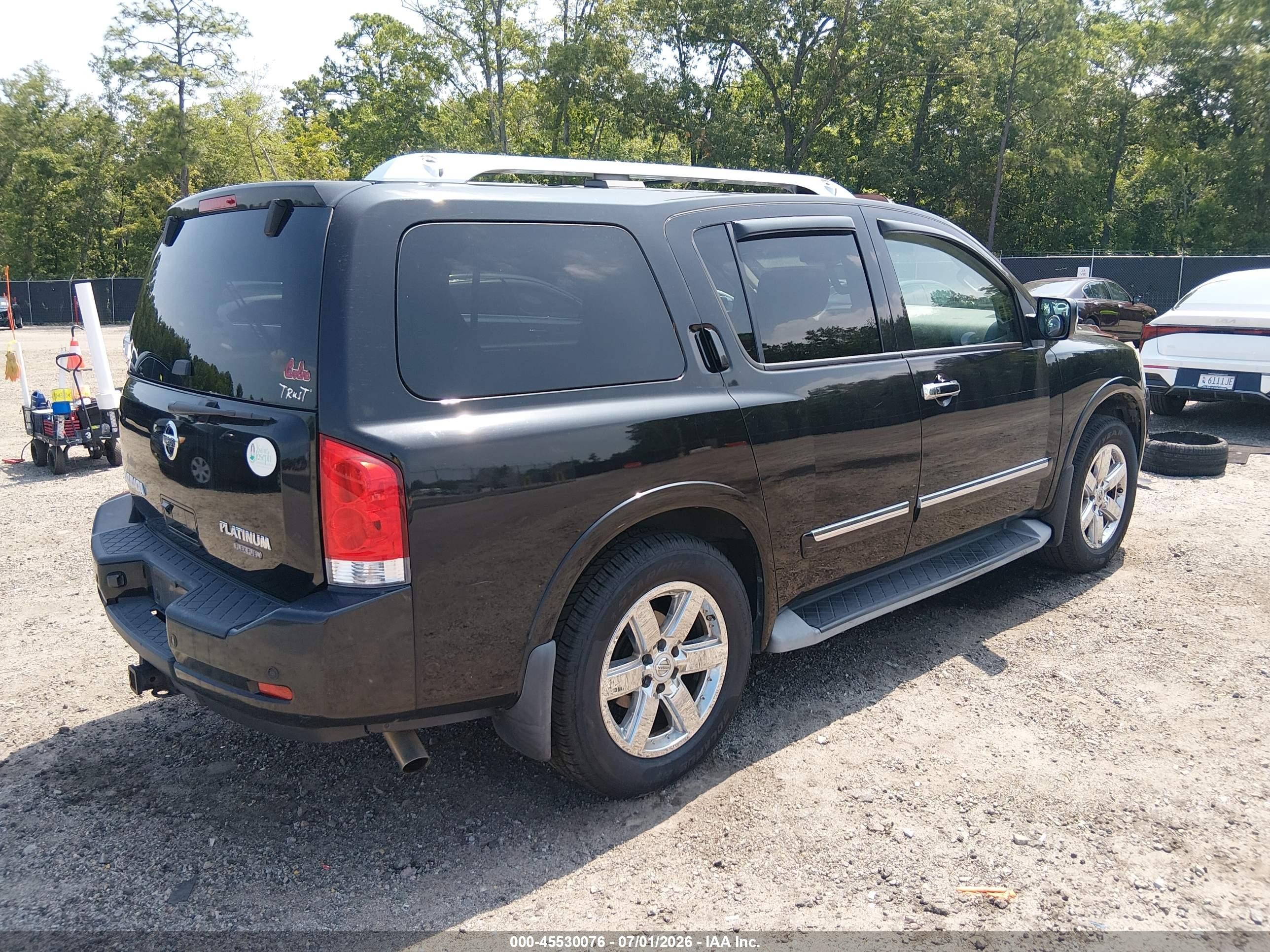2013 Nissan Armada Platinum Black vin: 5N1BA0NE8DN600327