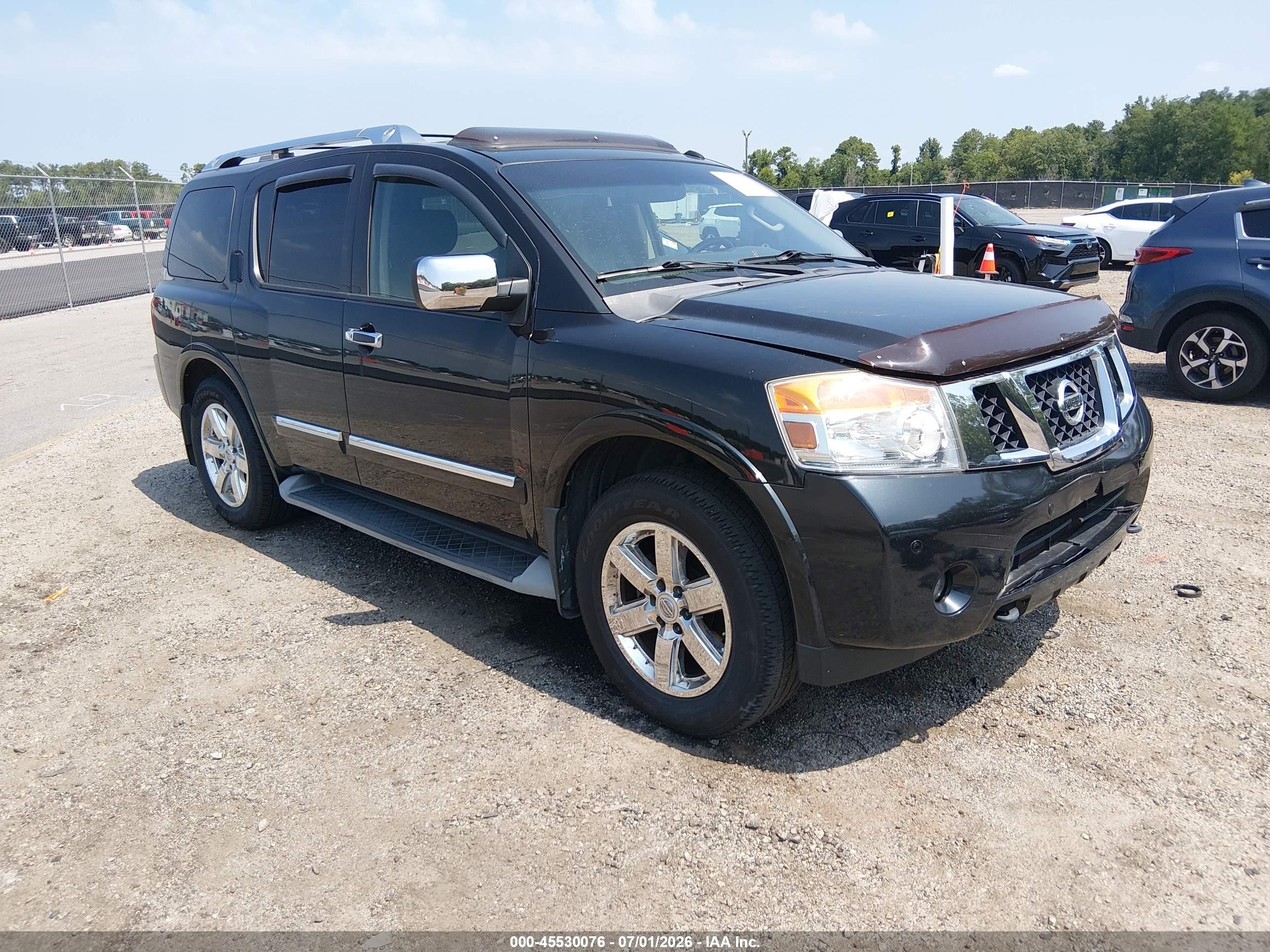 2013 Nissan Armada Platinum Black vin: 5N1BA0NE8DN600327