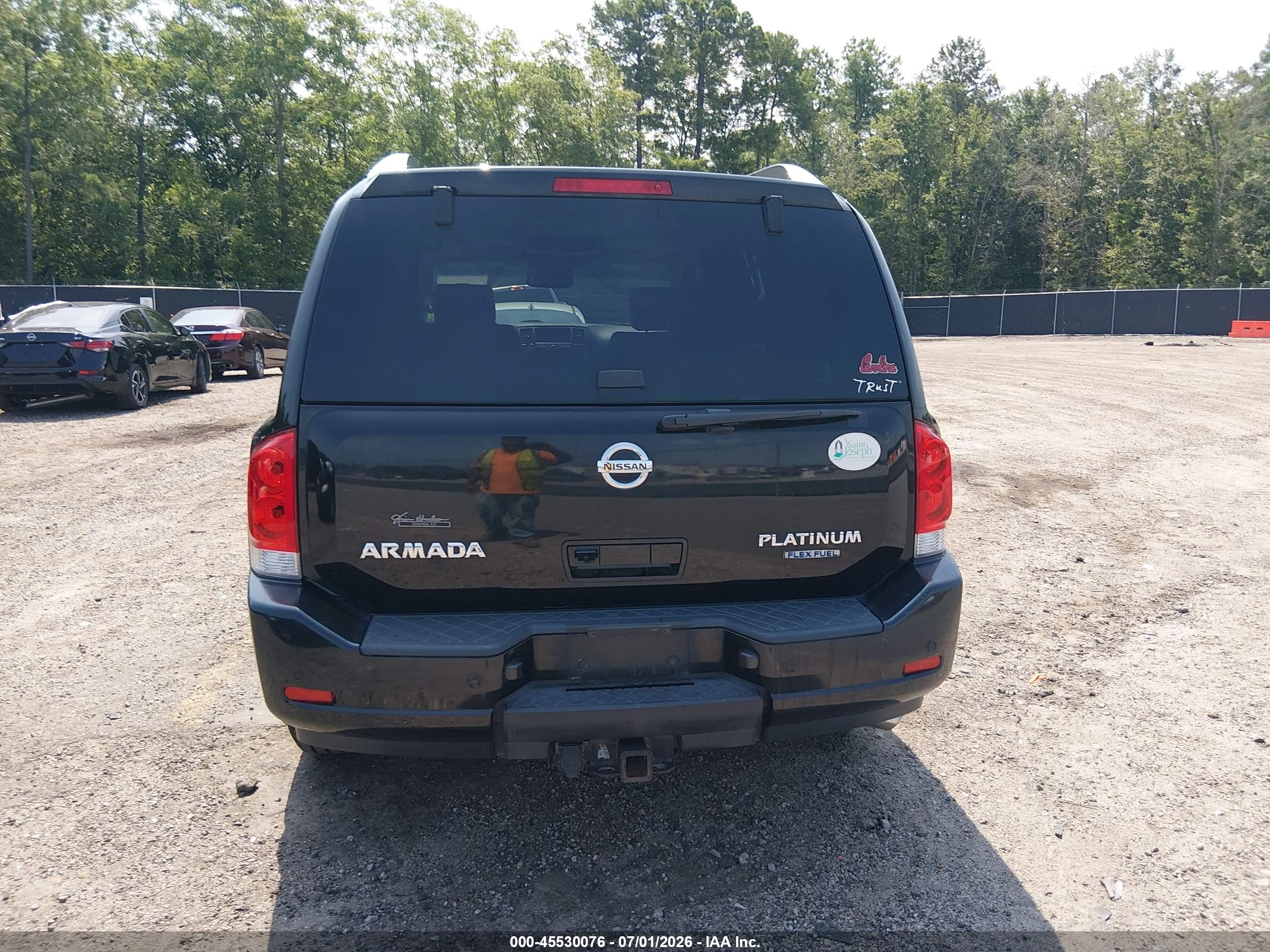 2013 Nissan Armada Platinum Black vin: 5N1BA0NE8DN600327