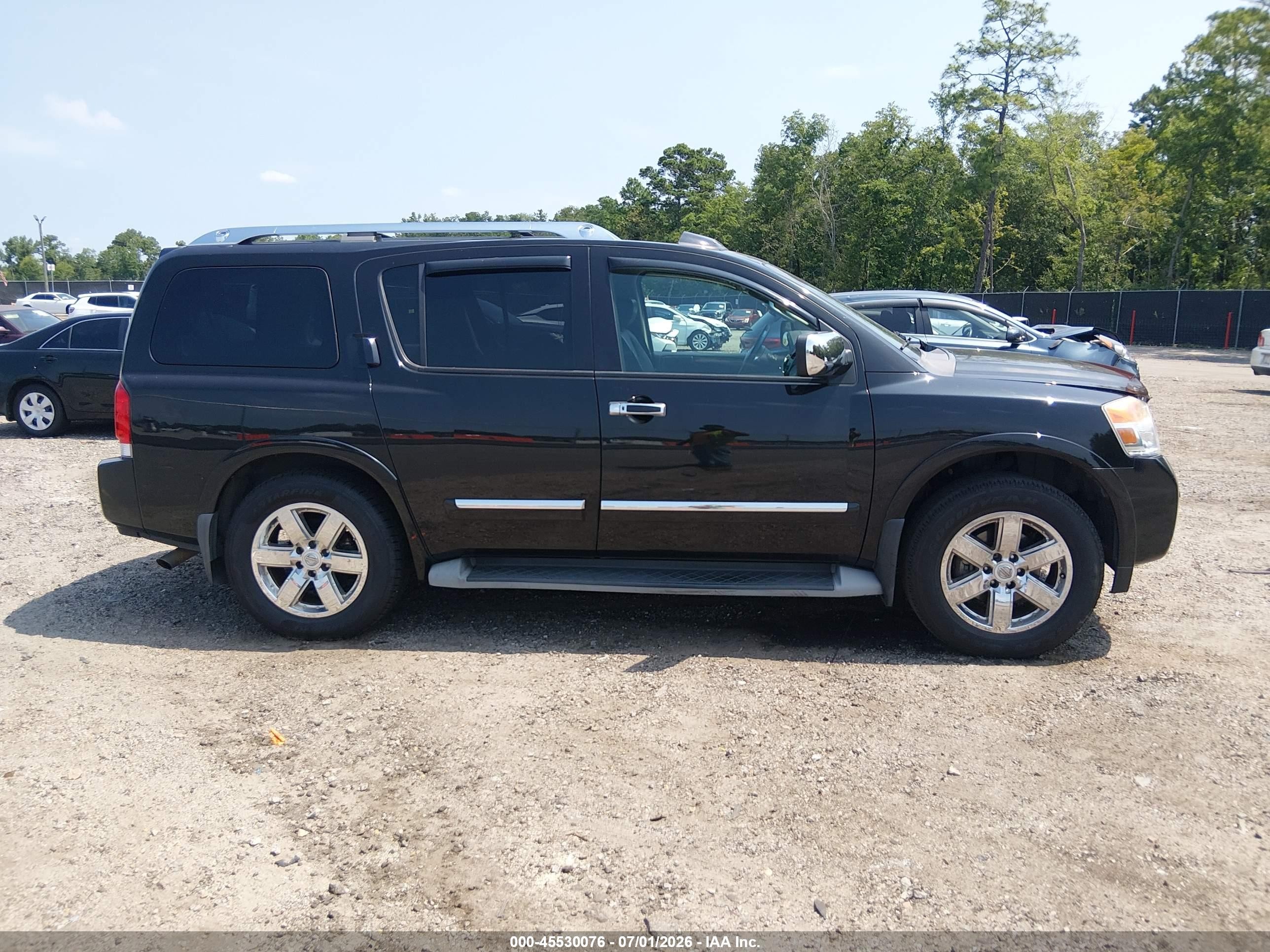 2013 Nissan Armada Platinum Black vin: 5N1BA0NE8DN600327