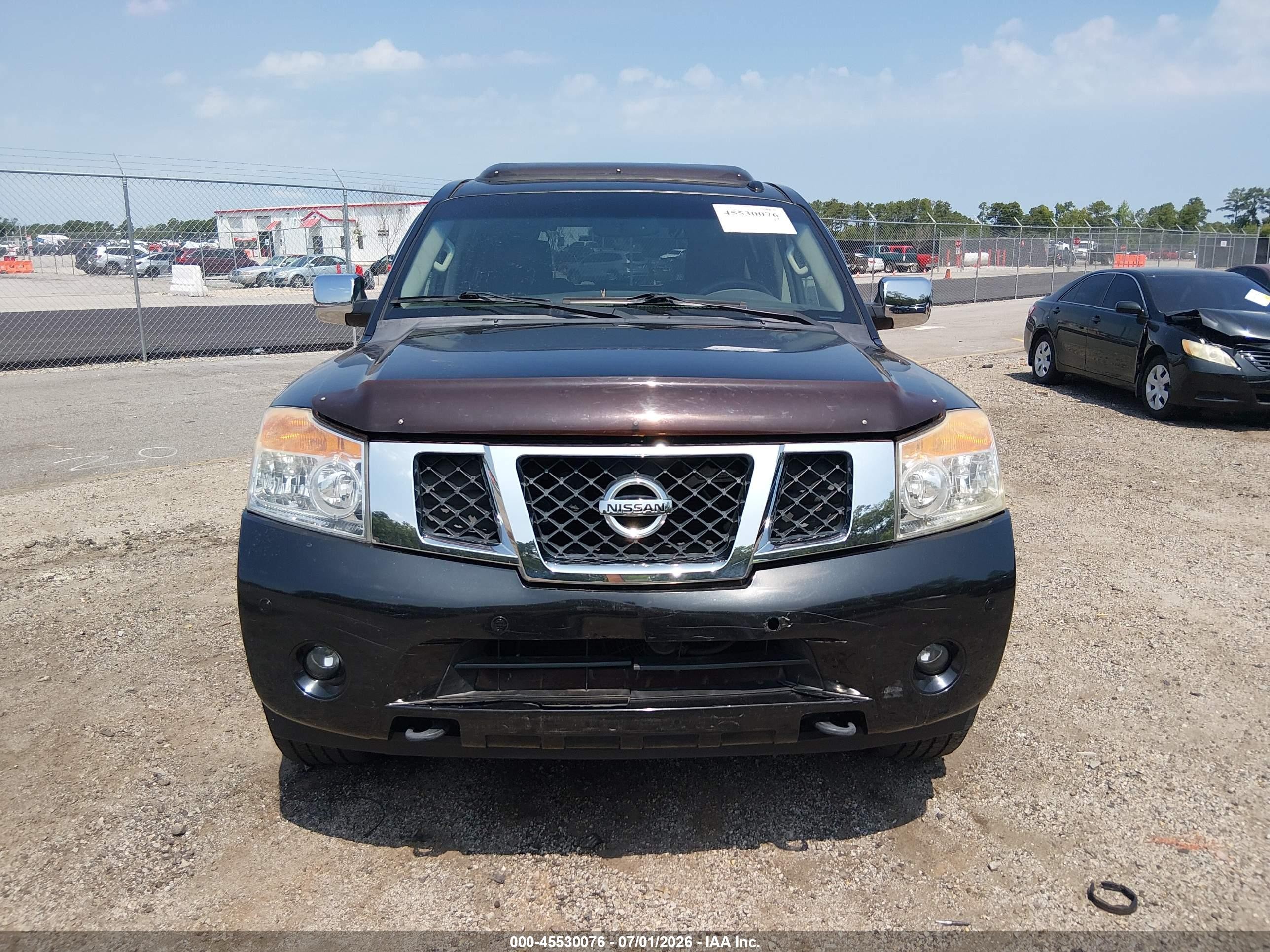 2013 Nissan Armada Platinum Black vin: 5N1BA0NE8DN600327