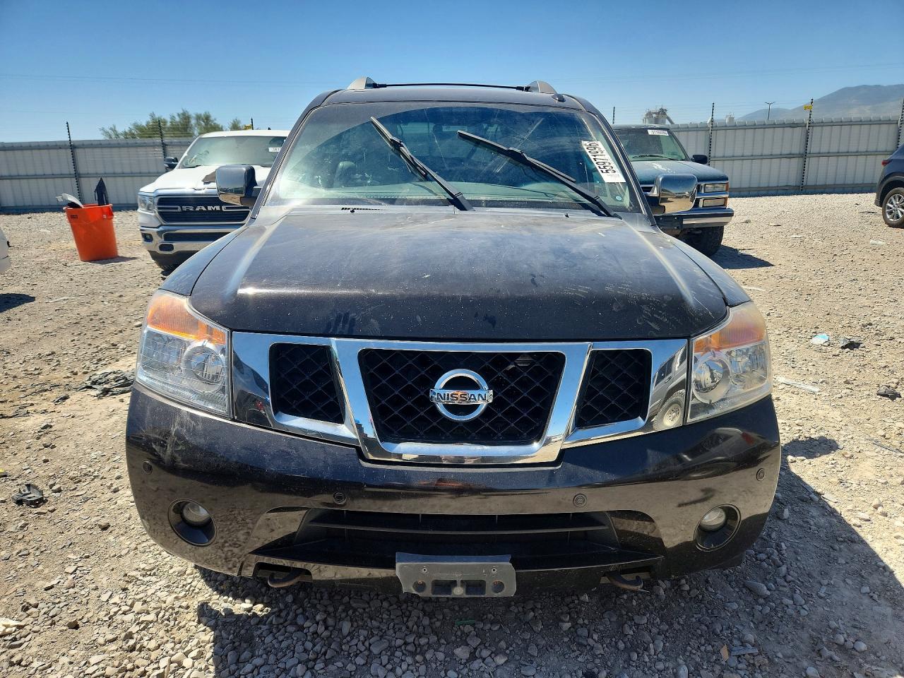 2014 Nissan Armada Platinum Черный vin: 5N1BA0NE9EN600810