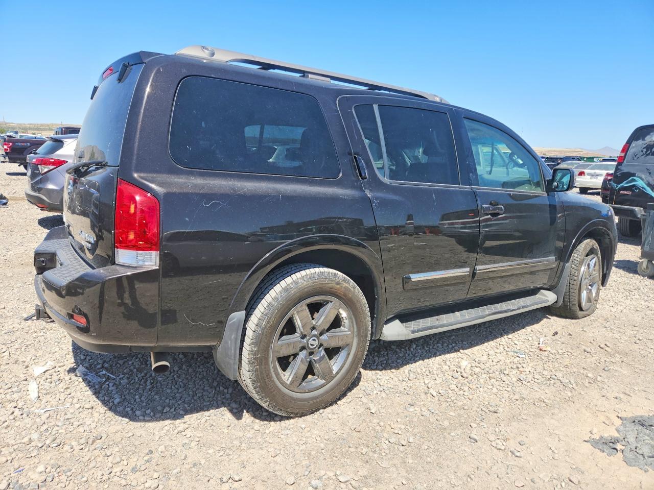2014 Nissan Armada Platinum Черный vin: 5N1BA0NE9EN600810