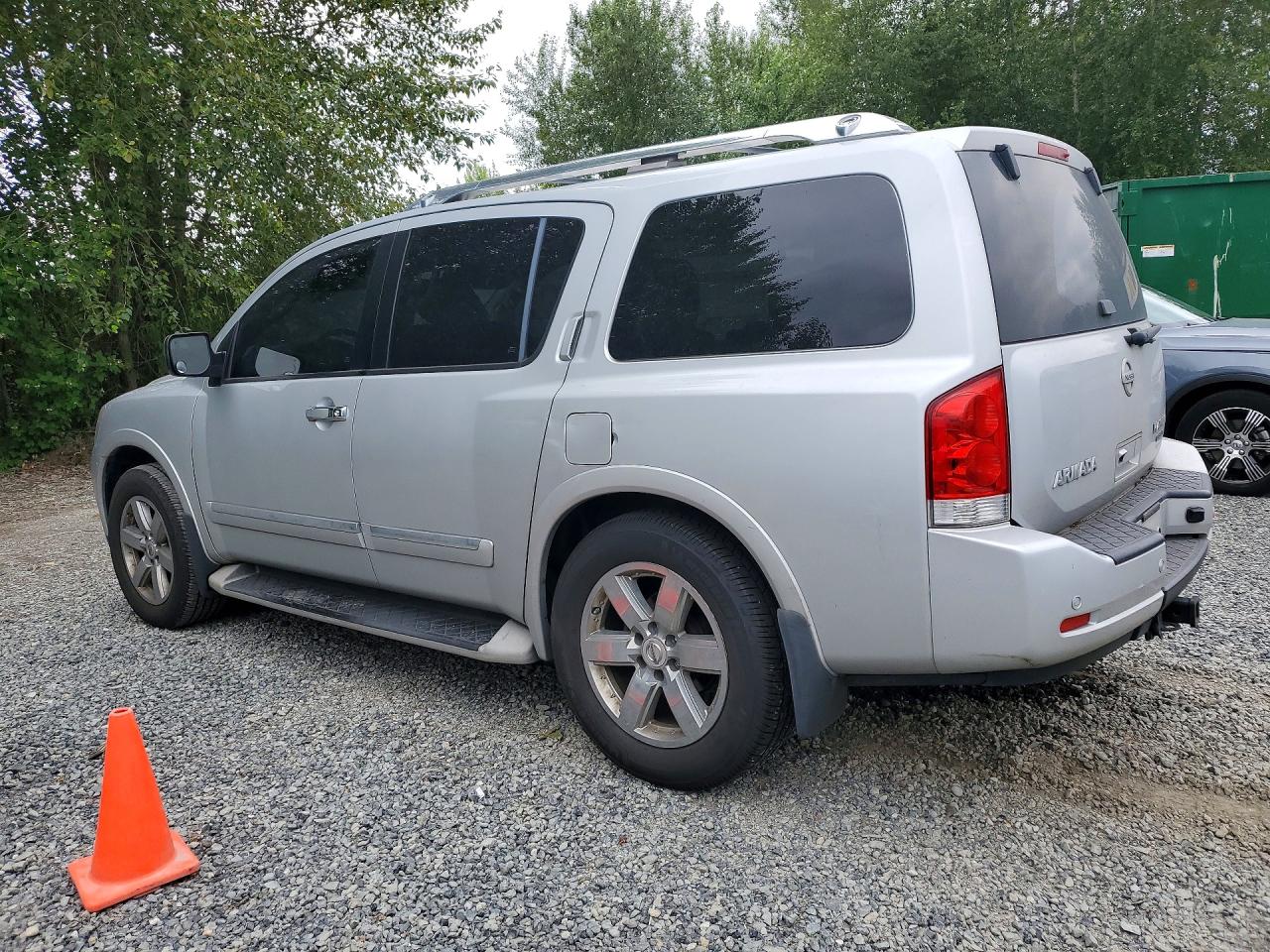 2012 Nissan Armada Platinum Silver vin: 5N1BA0NEXCN618715