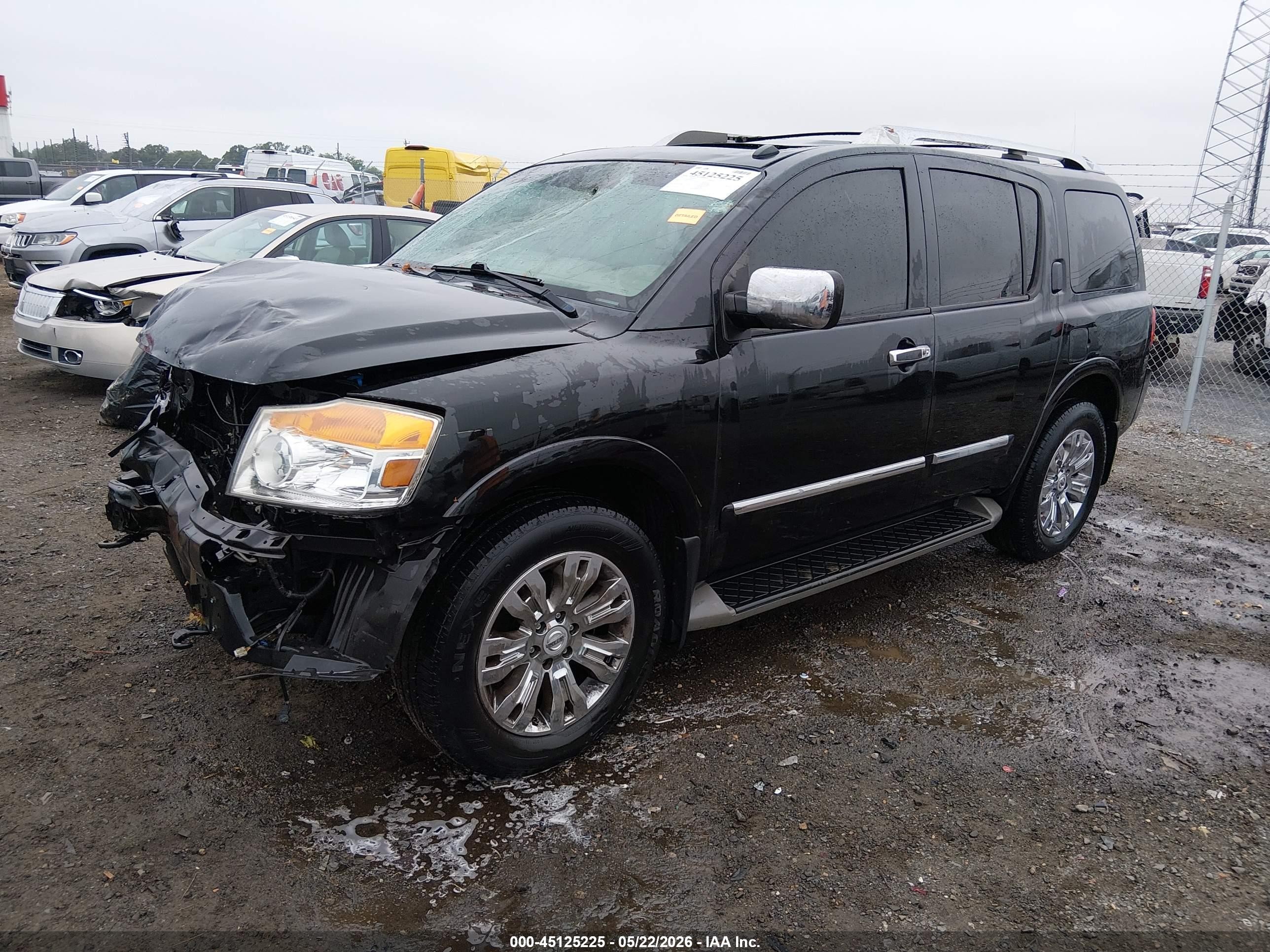 2015 Nissan Armada Platinum Black vin: 5N1BA0NF0FN605114