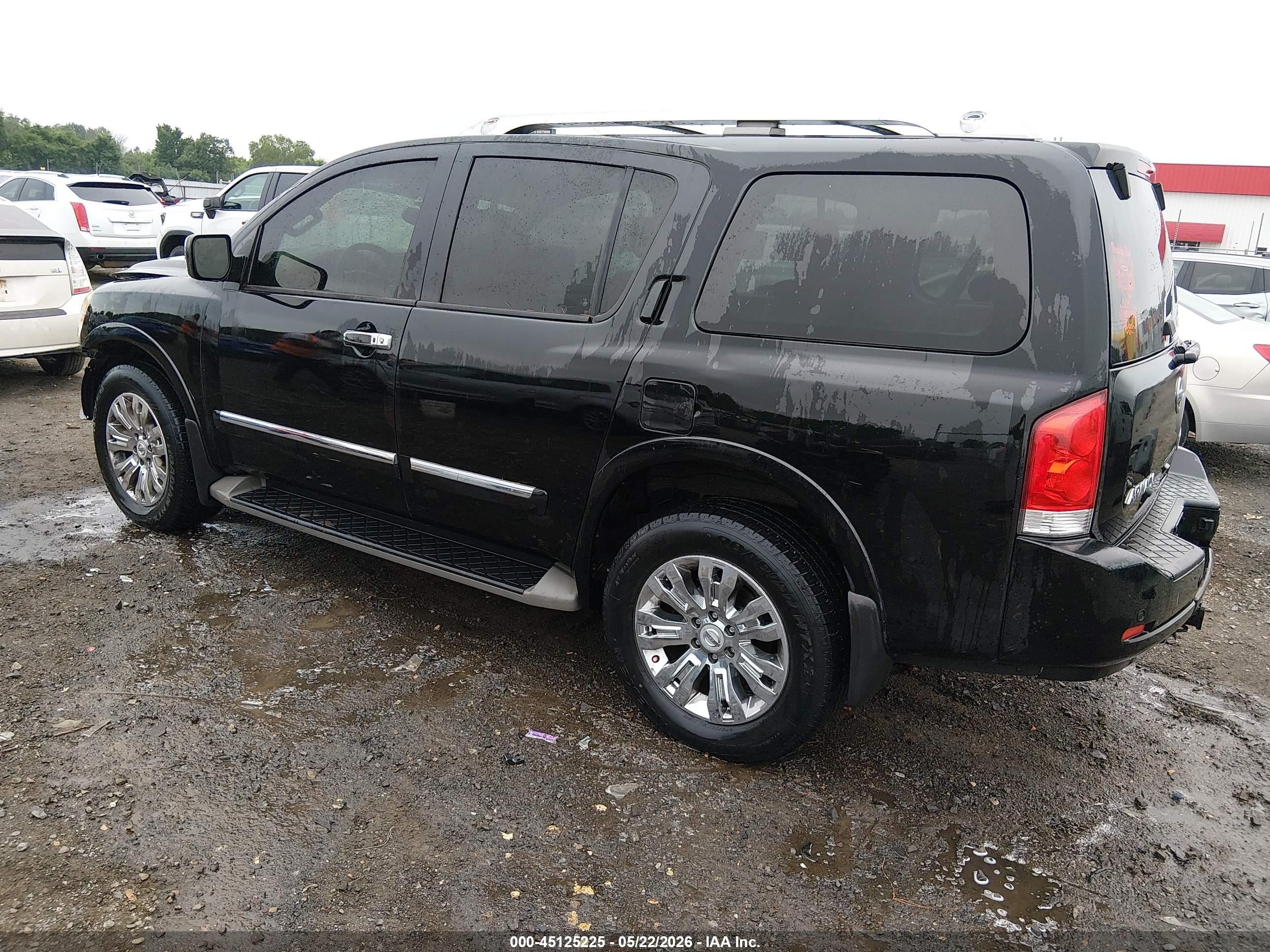 2015 Nissan Armada Platinum Black vin: 5N1BA0NF0FN605114