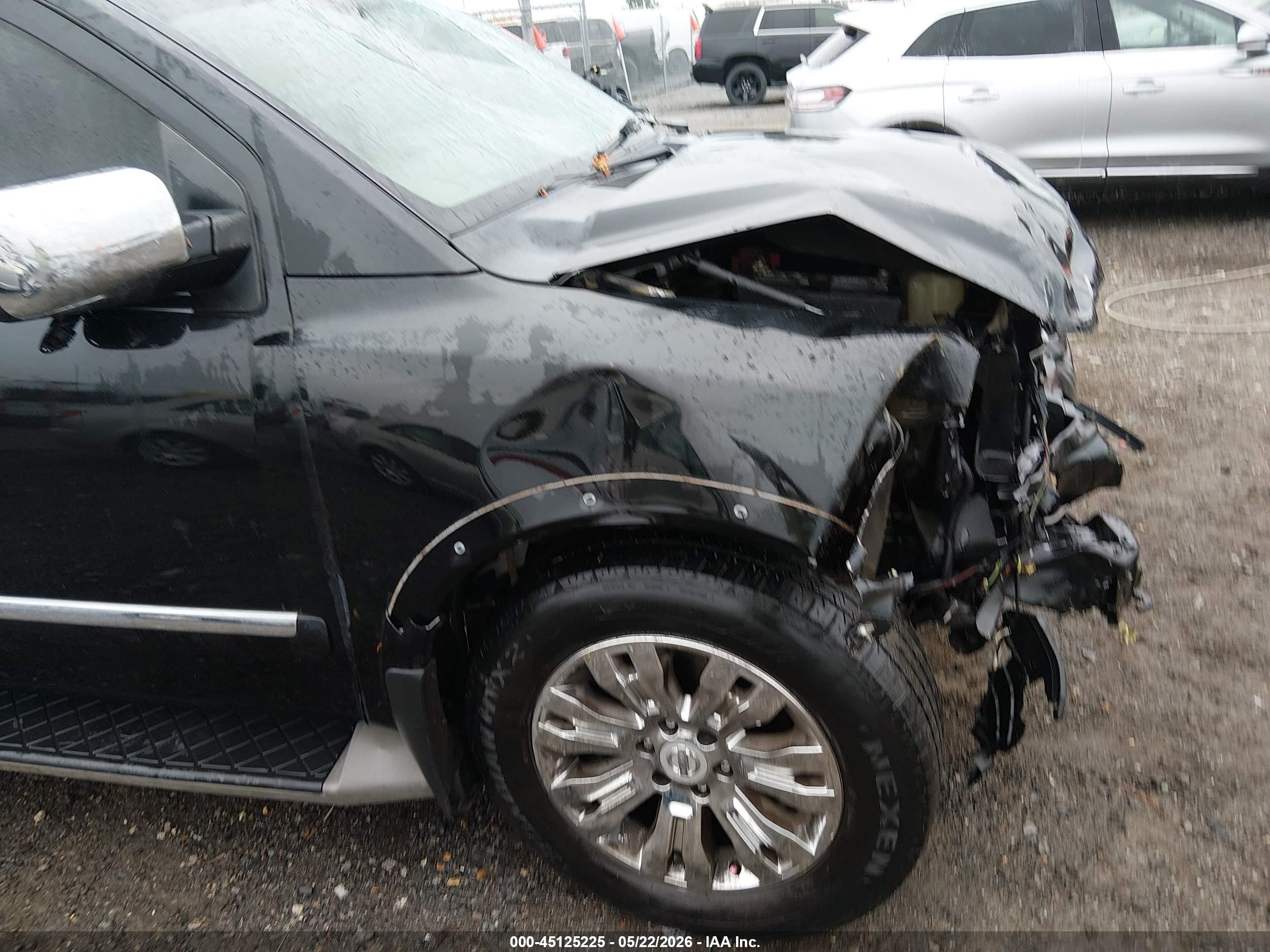 2015 Nissan Armada Platinum Black vin: 5N1BA0NF0FN605114