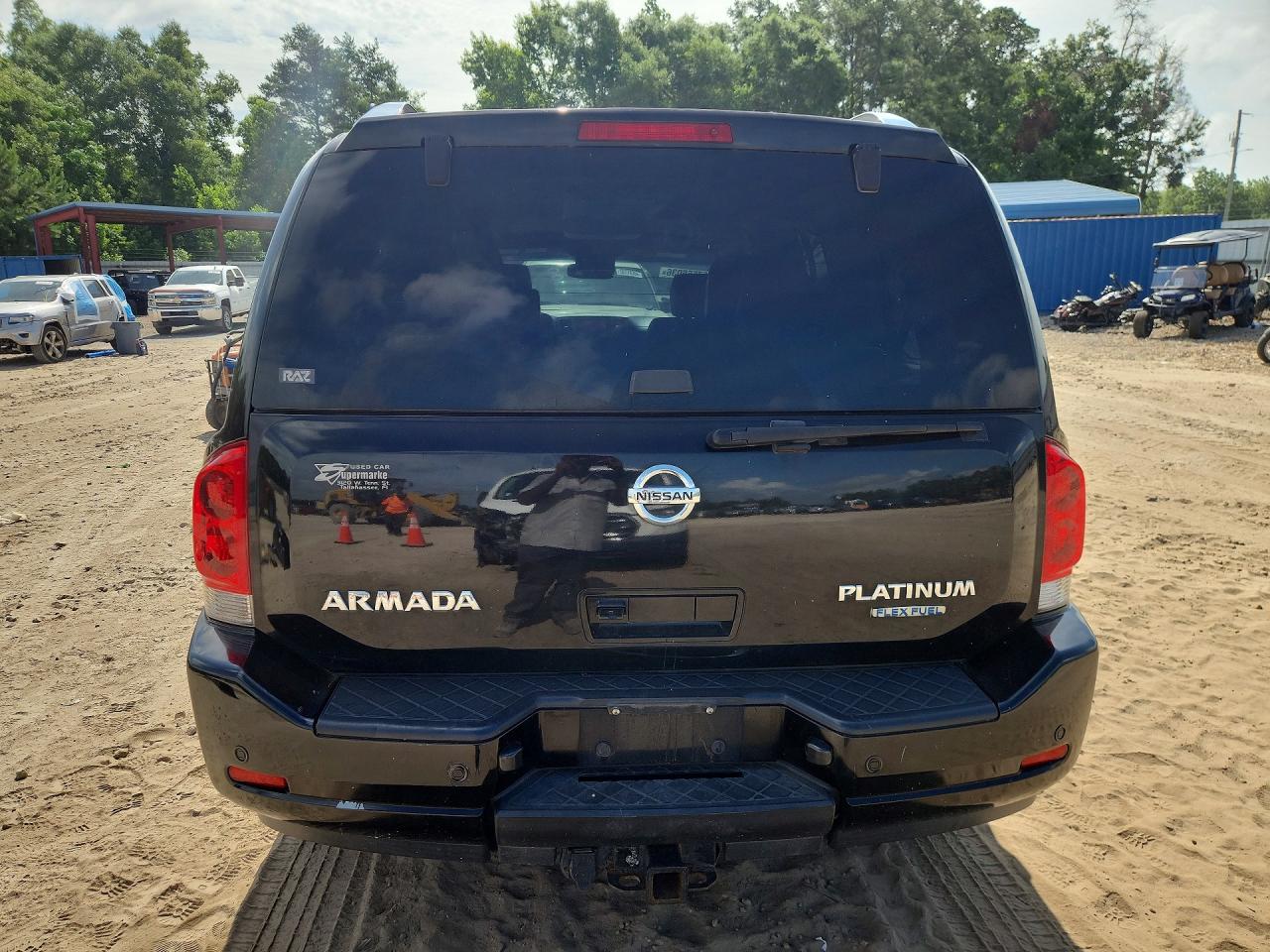 2013 Nissan Armada Platinum Черный vin: 5N1BA0NF1DN609282