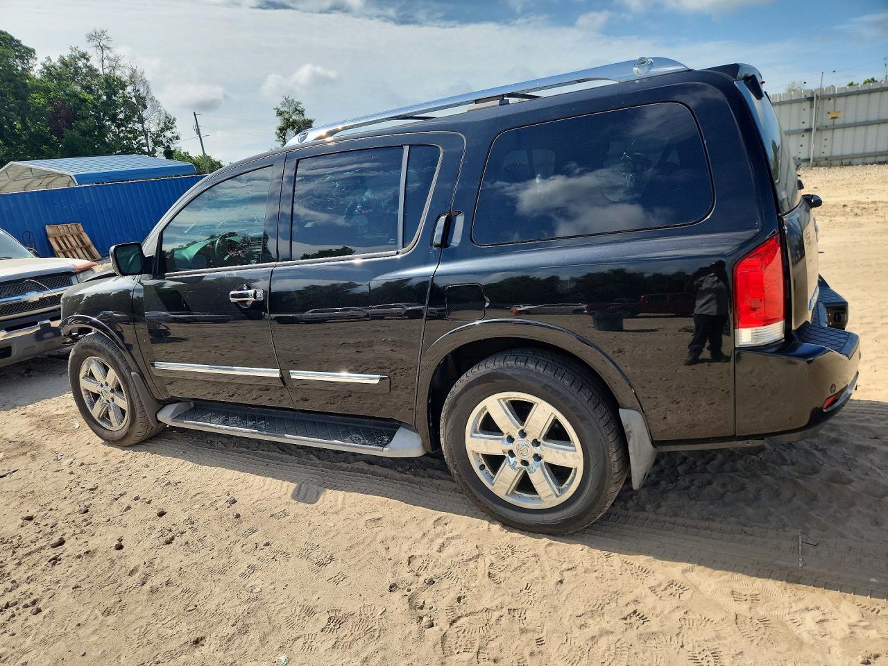 2013 Nissan Armada Platinum Черный vin: 5N1BA0NF1DN609282