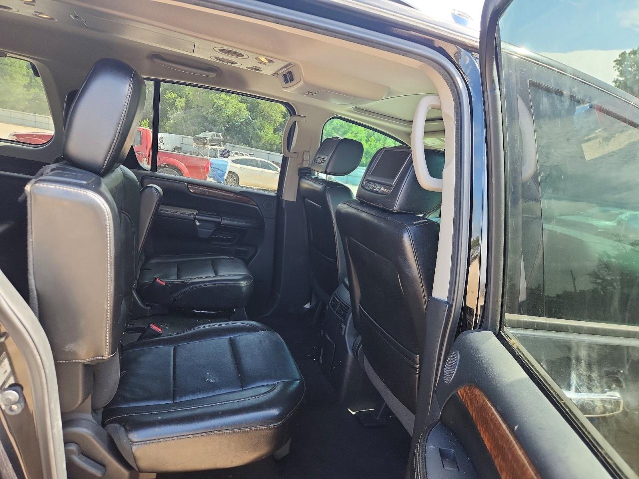 2013 Nissan Armada Platinum Черный vin: 5N1BA0NF1DN609282
