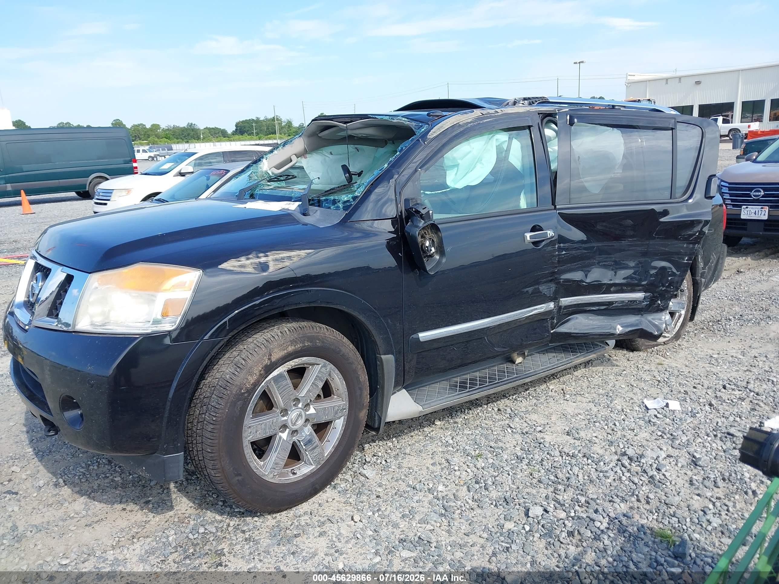 2014 Nissan Armada Platinum Black vin: 5N1BA0NF1EN610126