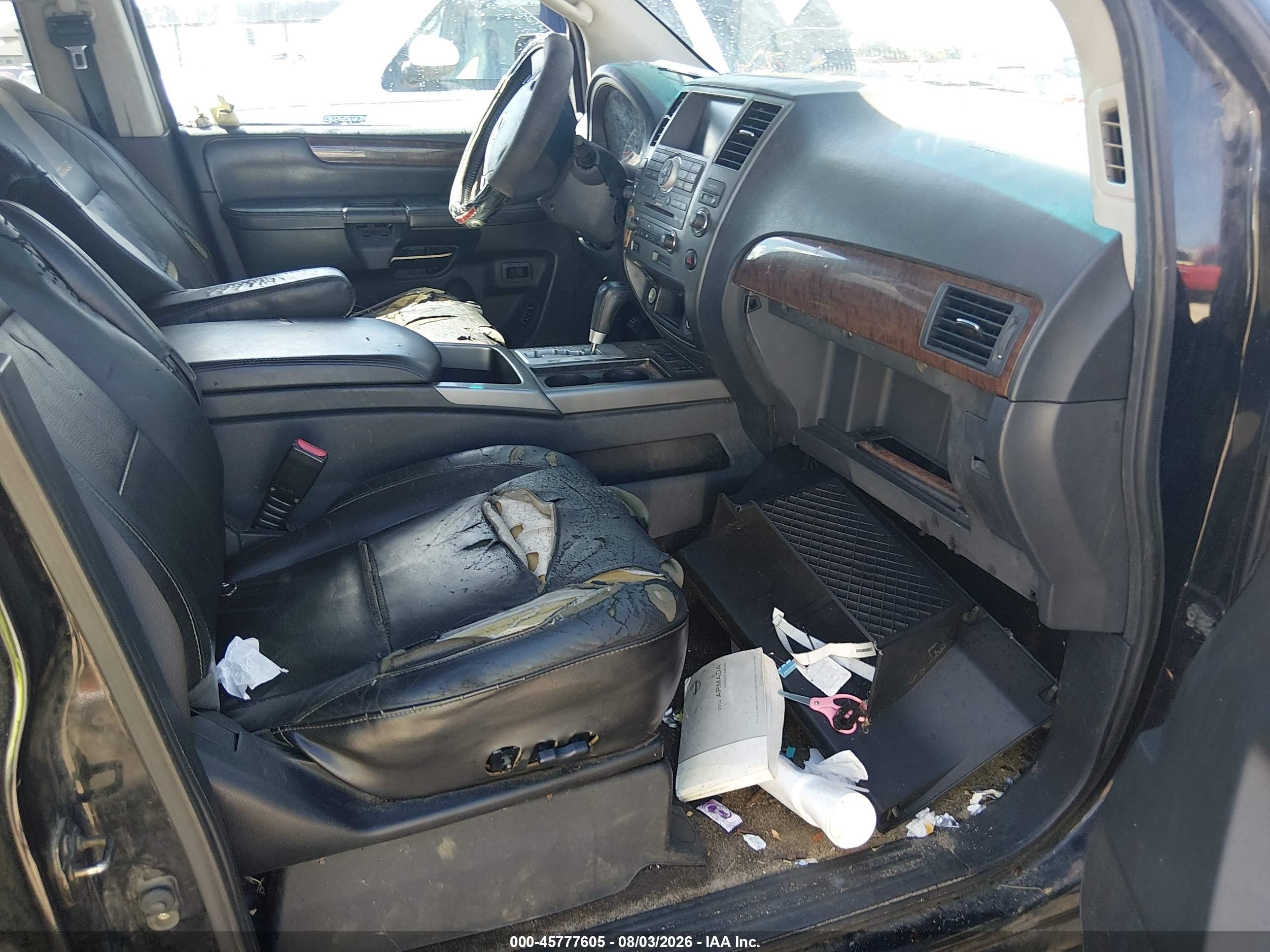 2012 Nissan Armada Platinum Black vin: 5N1BA0NF2CN621228