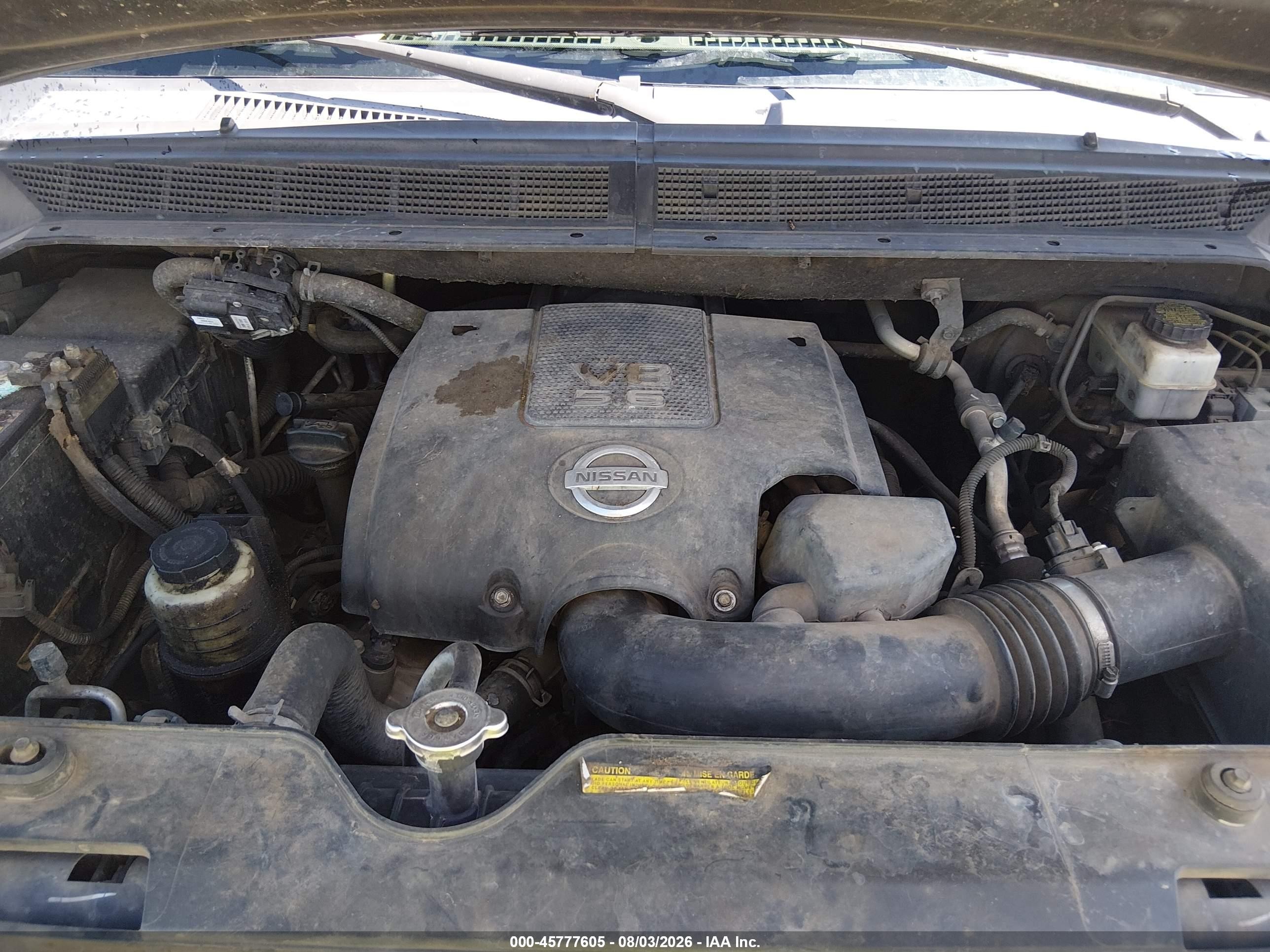 2012 Nissan Armada Platinum Black vin: 5N1BA0NF2CN621228