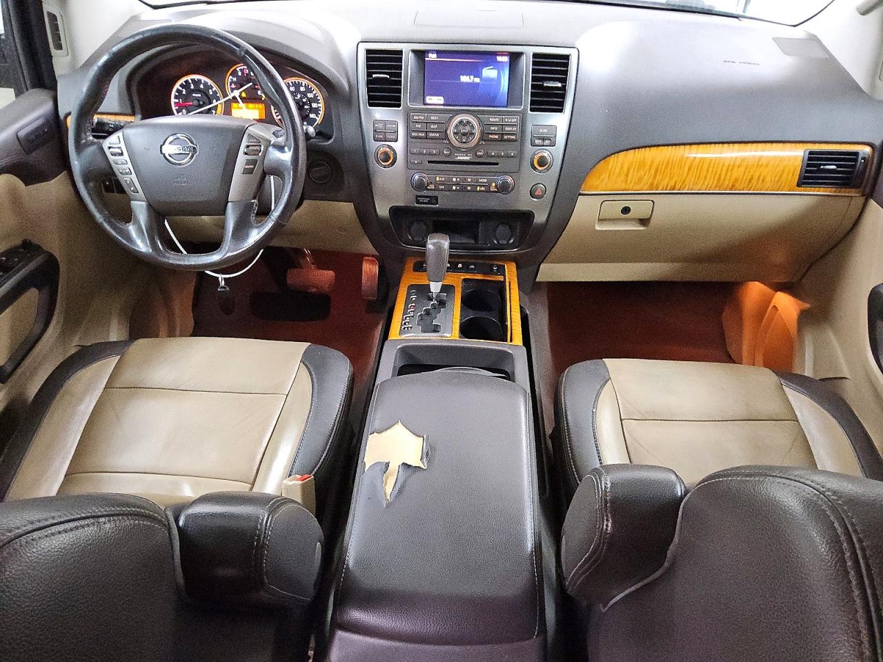 2015 Nissan Armada Platinum Черный vin: 5N1BA0NF2FN609990