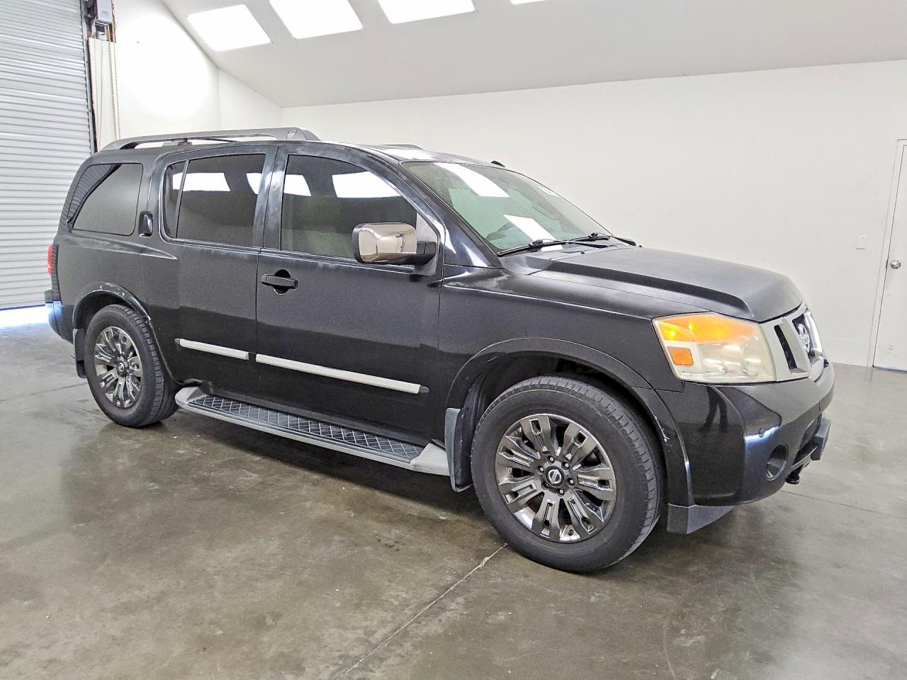 2015 Nissan Armada Platinum Черный vin: 5N1BA0NF2FN609990