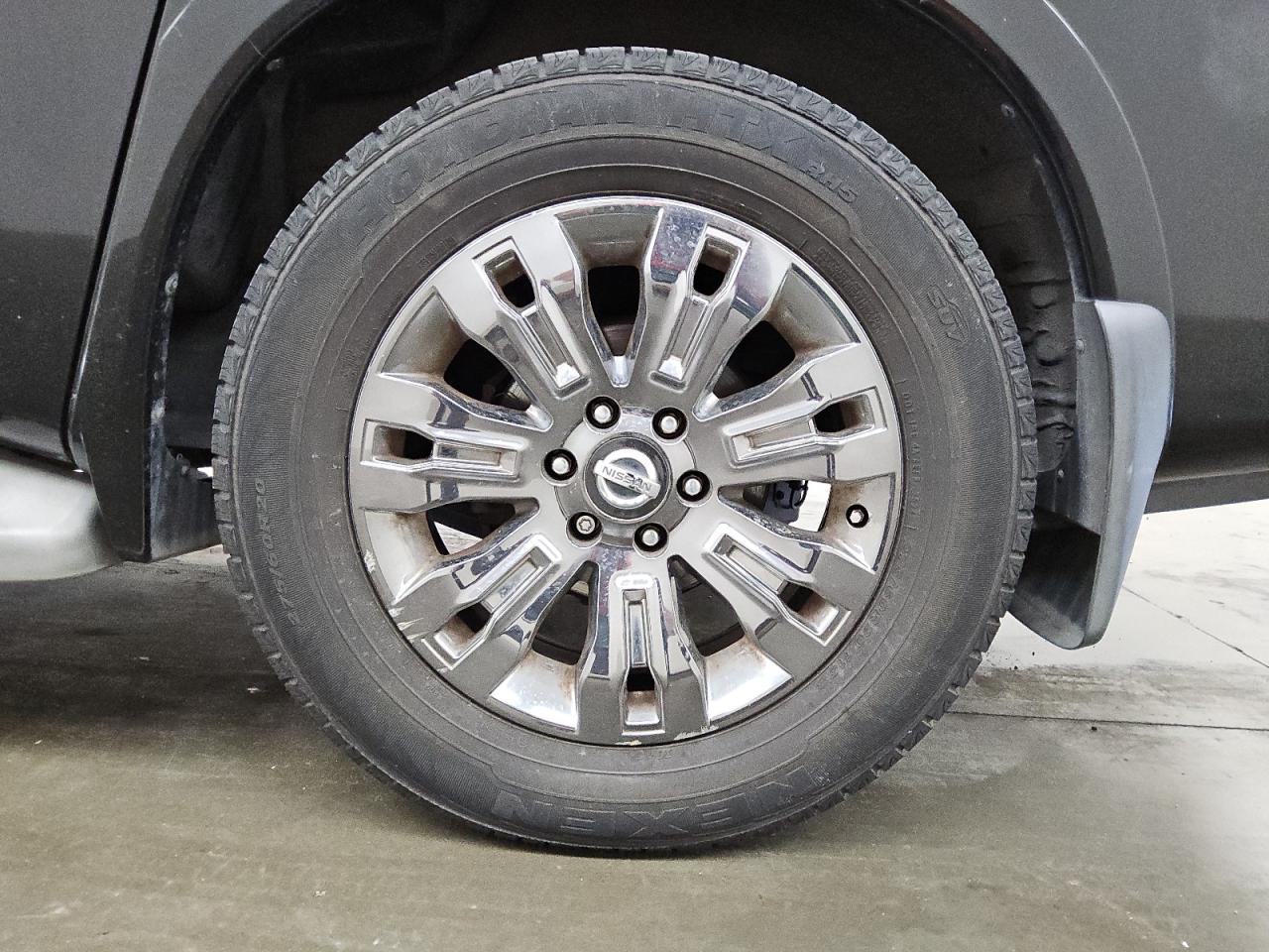 2015 Nissan Armada Platinum Черный vin: 5N1BA0NF2FN609990 Damage: Left Rear Wheel, Curb Rash, 5 To 6 Inches