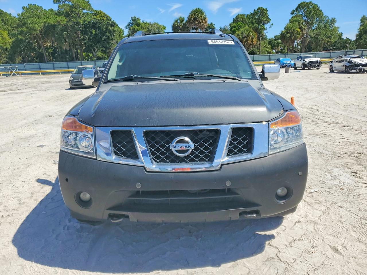 2011 Nissan Armada Platinum Charcoal vin: 5N1BA0NF3BN615081