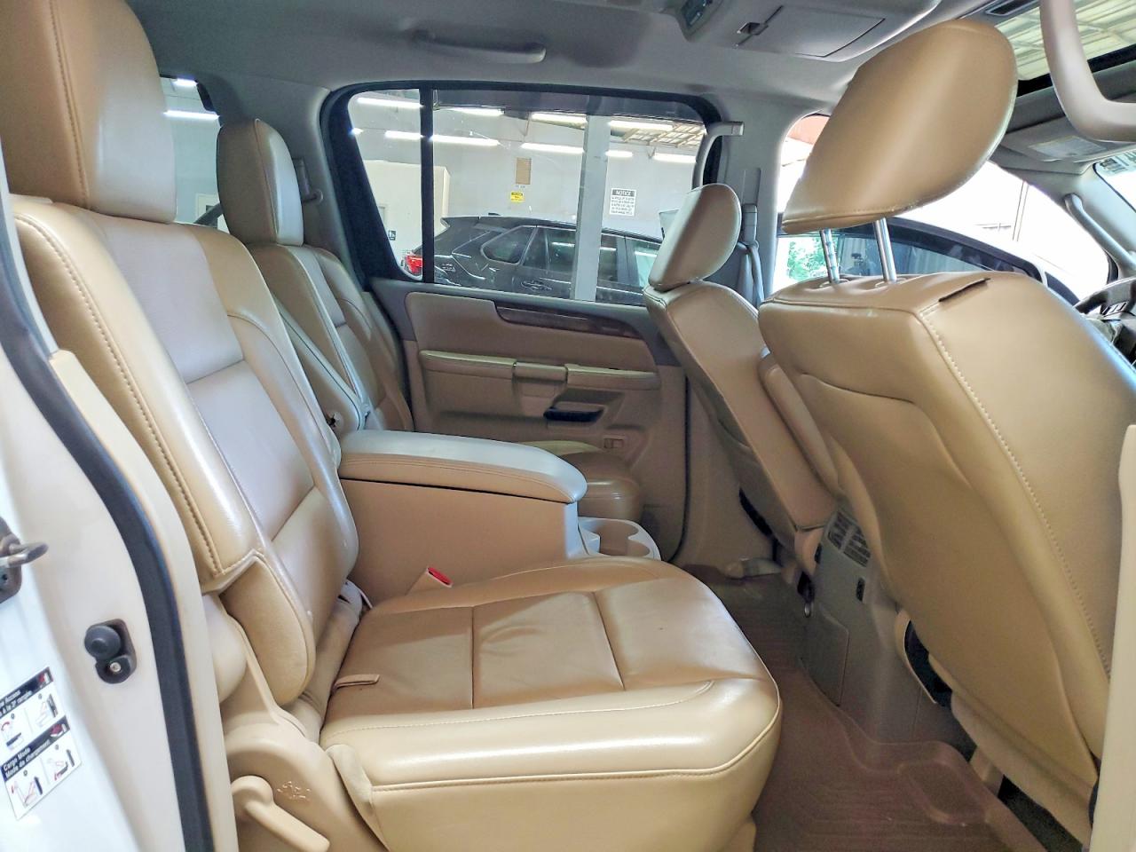 2012 Nissan Armada Platinum White vin: 5N1BA0NF3CN617494