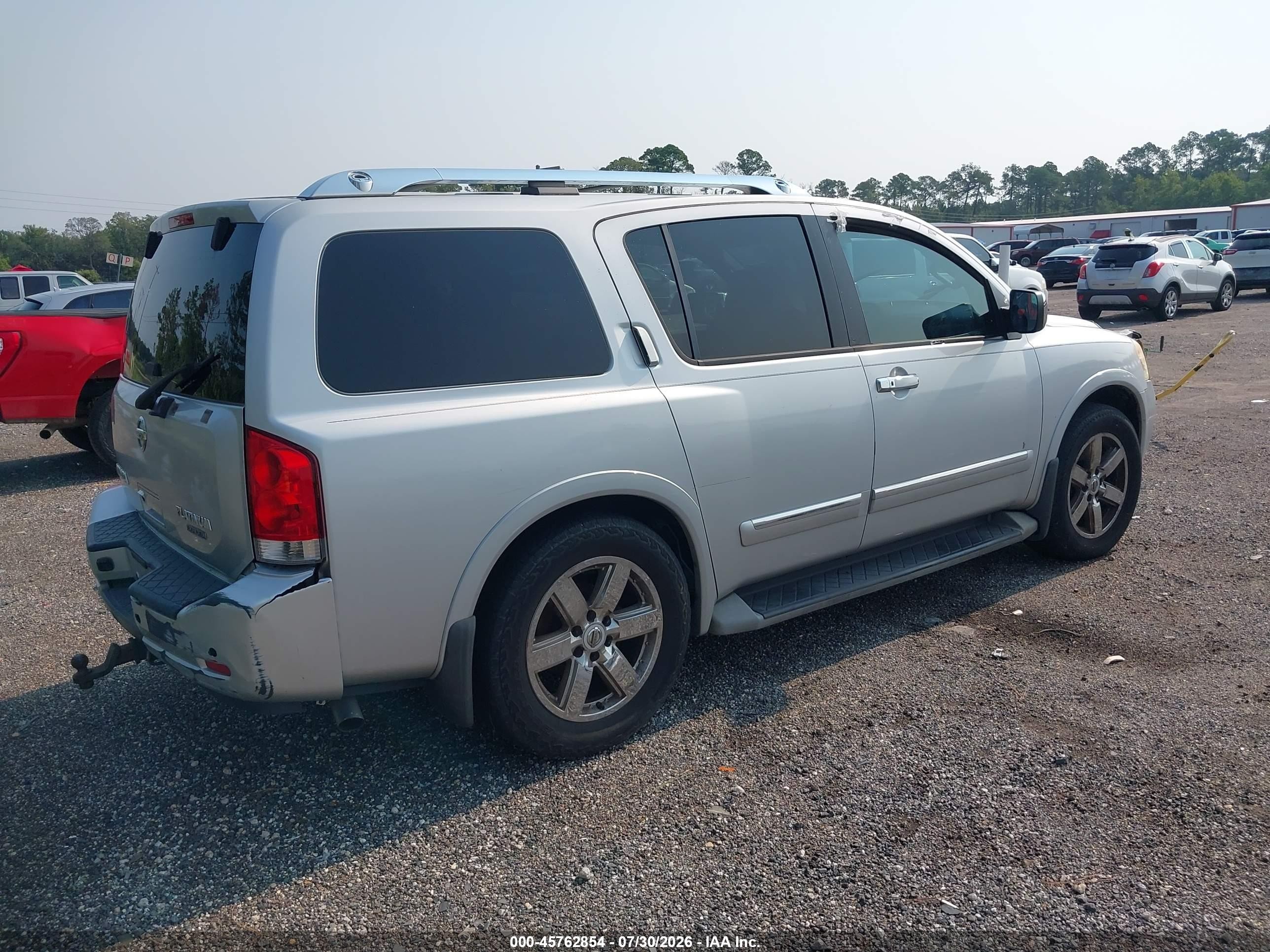 2013 Nissan Armada Platinum Silver vin: 5N1BA0NF3DN605086