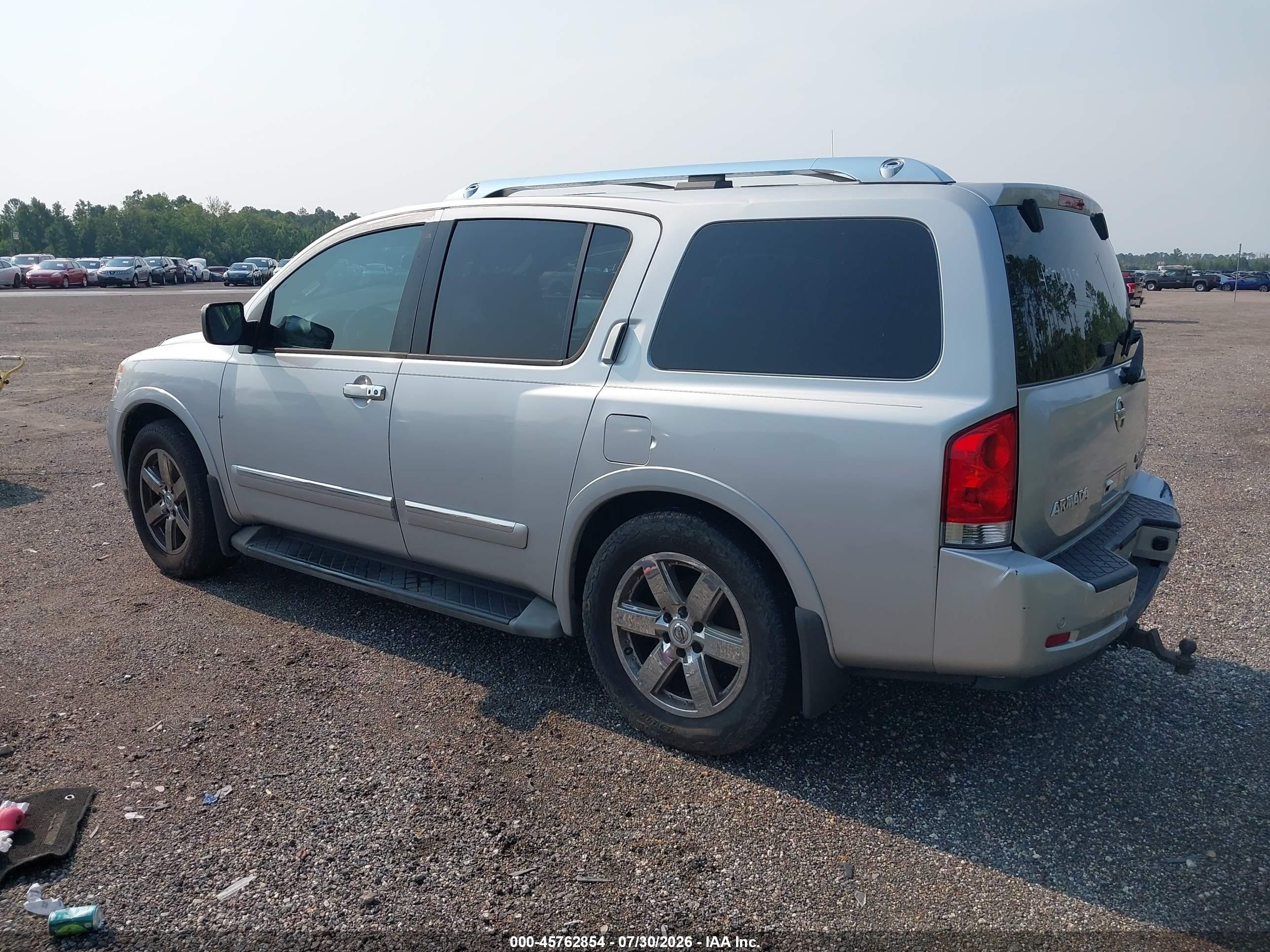 2013 Nissan Armada Platinum Silver vin: 5N1BA0NF3DN605086