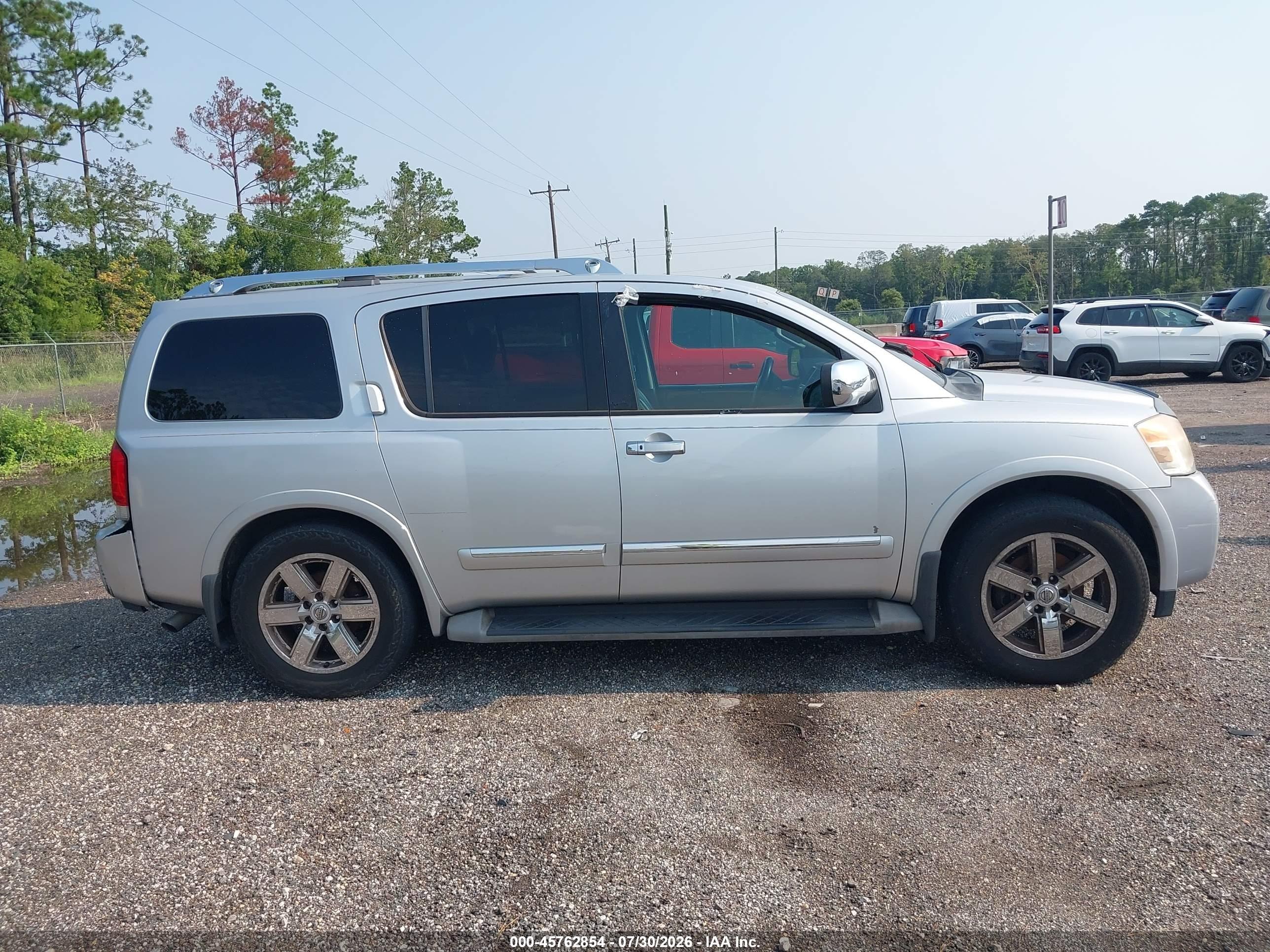 2013 Nissan Armada Platinum Silver vin: 5N1BA0NF3DN605086