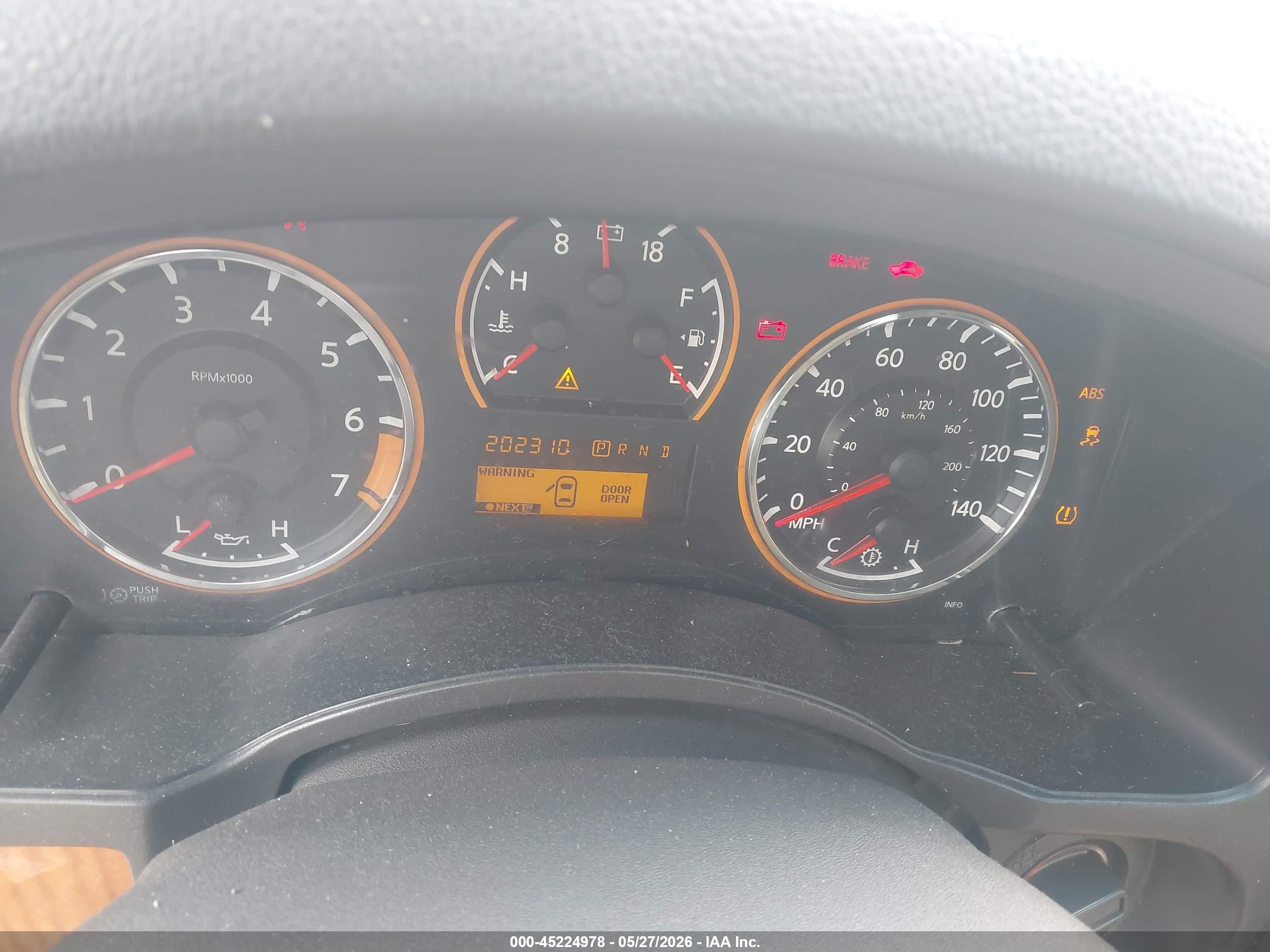 2015 Nissan Armada Platinum White vin: 5N1BA0NF3FN606791