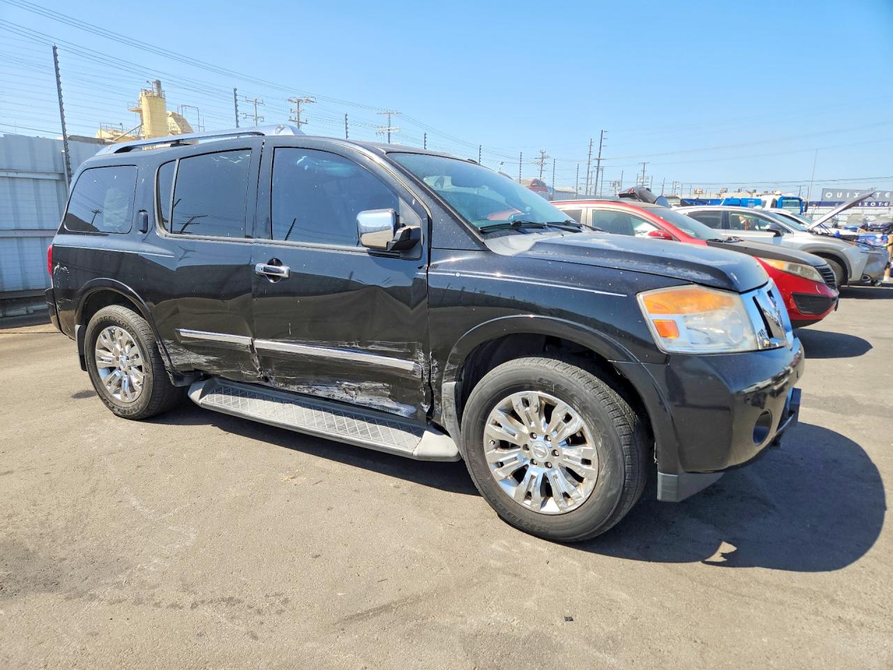 2015 Nissan Armada Platinum Black vin: 5N1BA0NF3FN611599