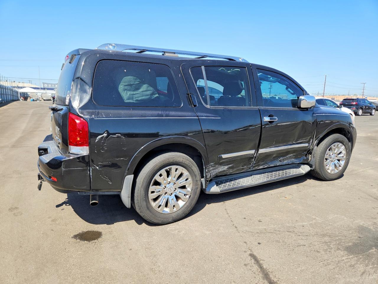 2015 Nissan Armada Platinum Black vin: 5N1BA0NF3FN611599