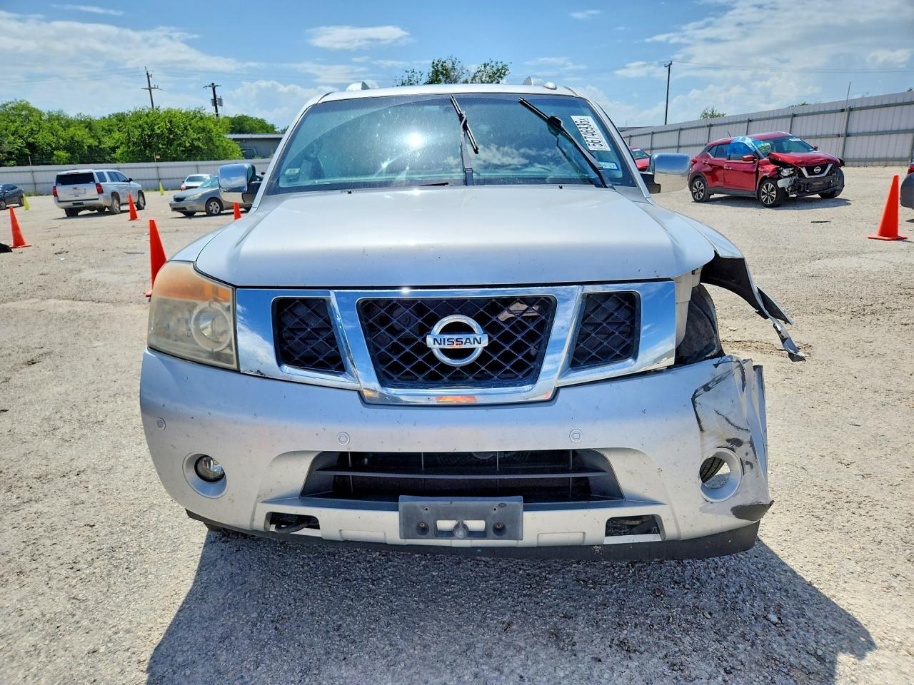 2015 Nissan Armada Platinum Серебряный vin: 5N1BA0NF3FN612591