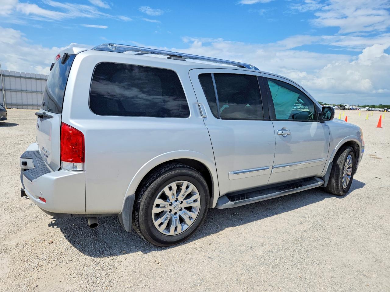 2015 Nissan Armada Platinum Серебряный vin: 5N1BA0NF3FN612591