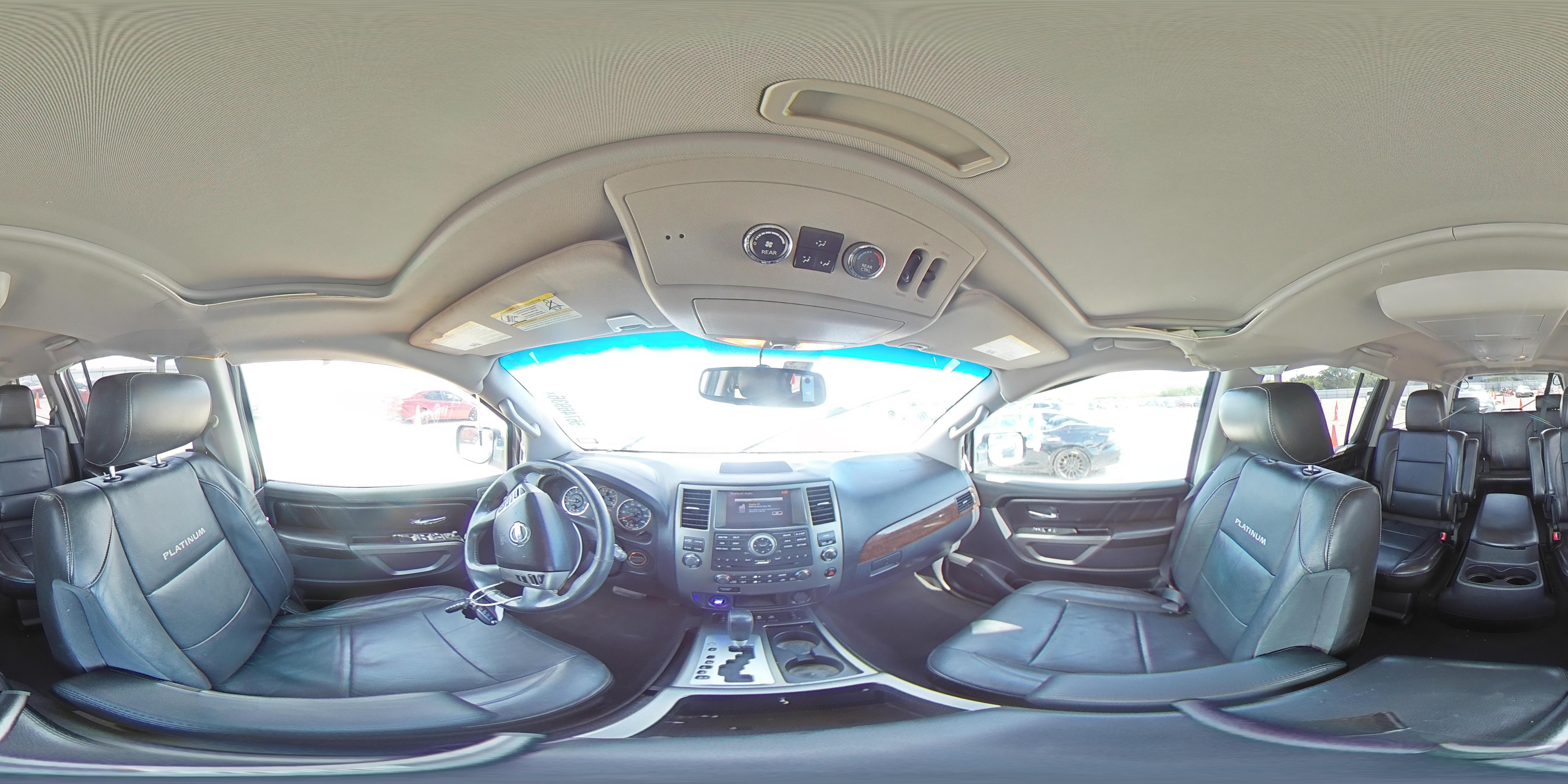 2015 Nissan Armada Platinum Серебряный vin: 5N1BA0NF3FN612591
