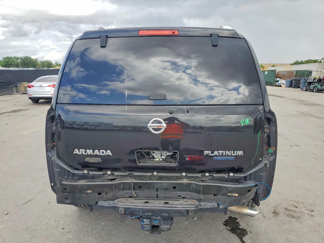 2011 Nissan Armada Platinum Black vin: 5N1BA0NF4BN601187