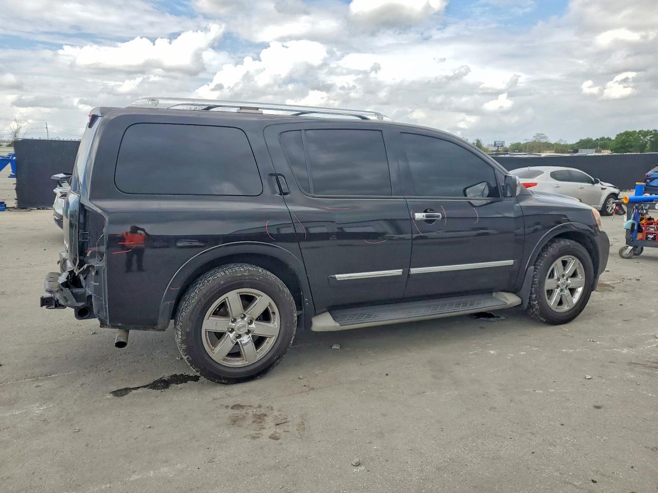 2011 Nissan Armada Platinum Black vin: 5N1BA0NF4BN601187