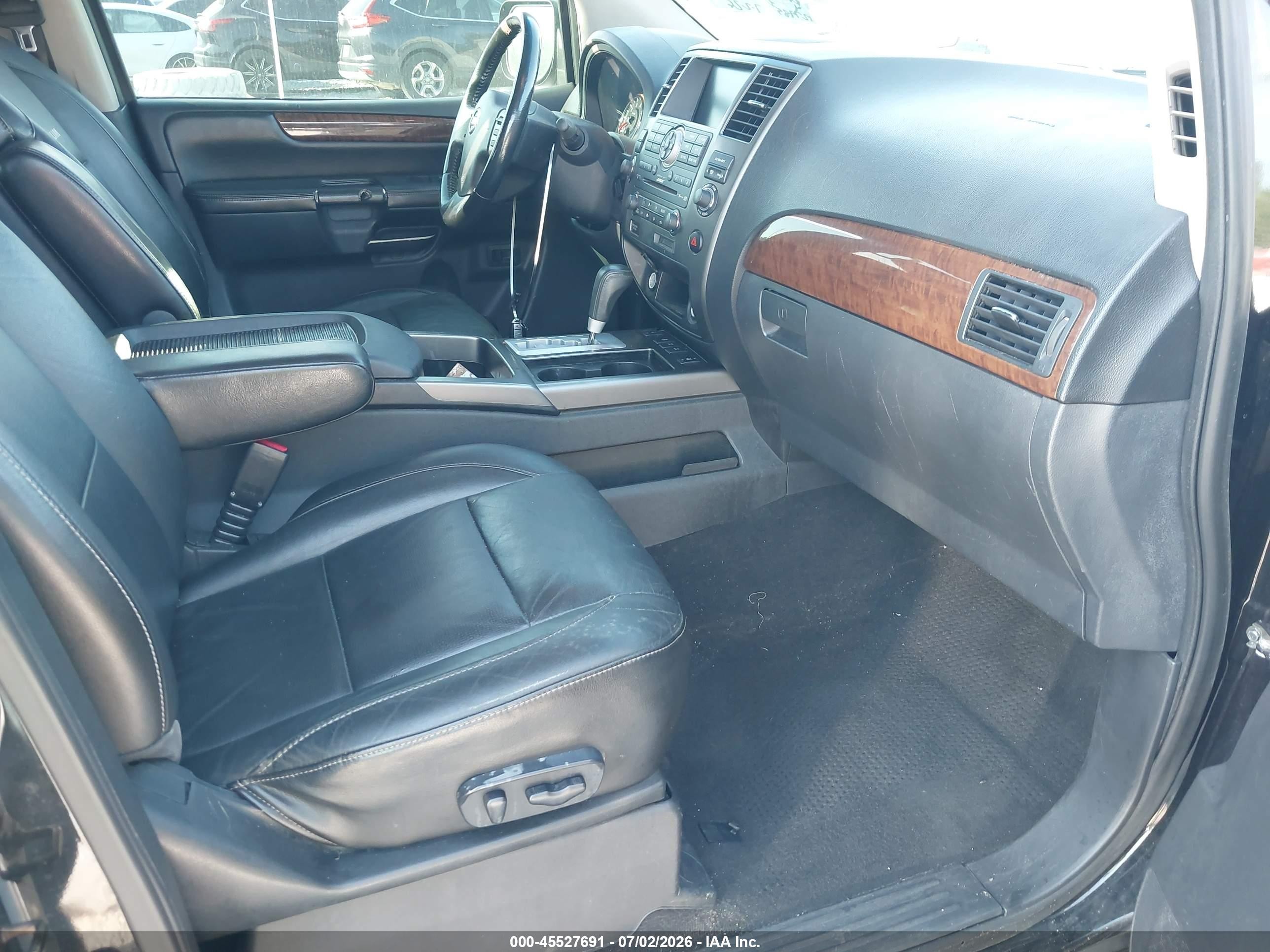 2011 Nissan Armada Platinum Black vin: 5N1BA0NF4BN624436
