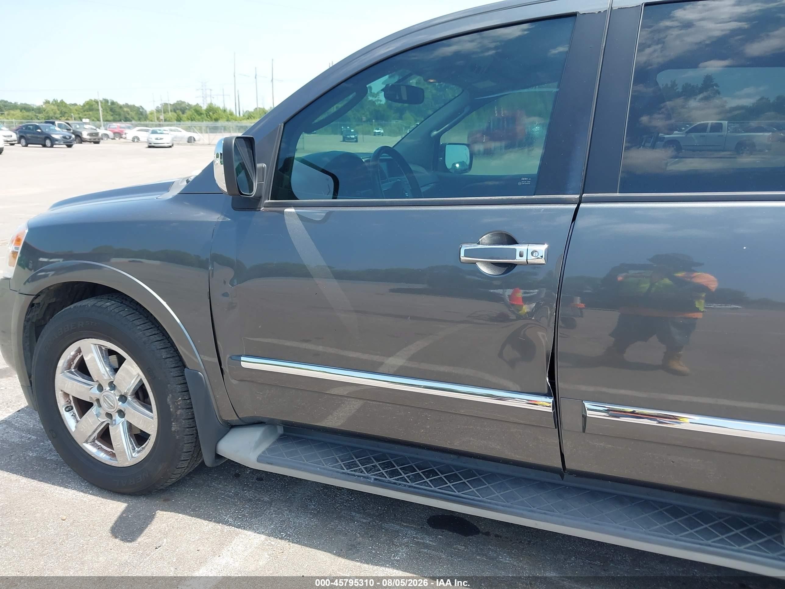 2012 Nissan Armada Platinum Gray vin: 5N1BA0NF5CN614418