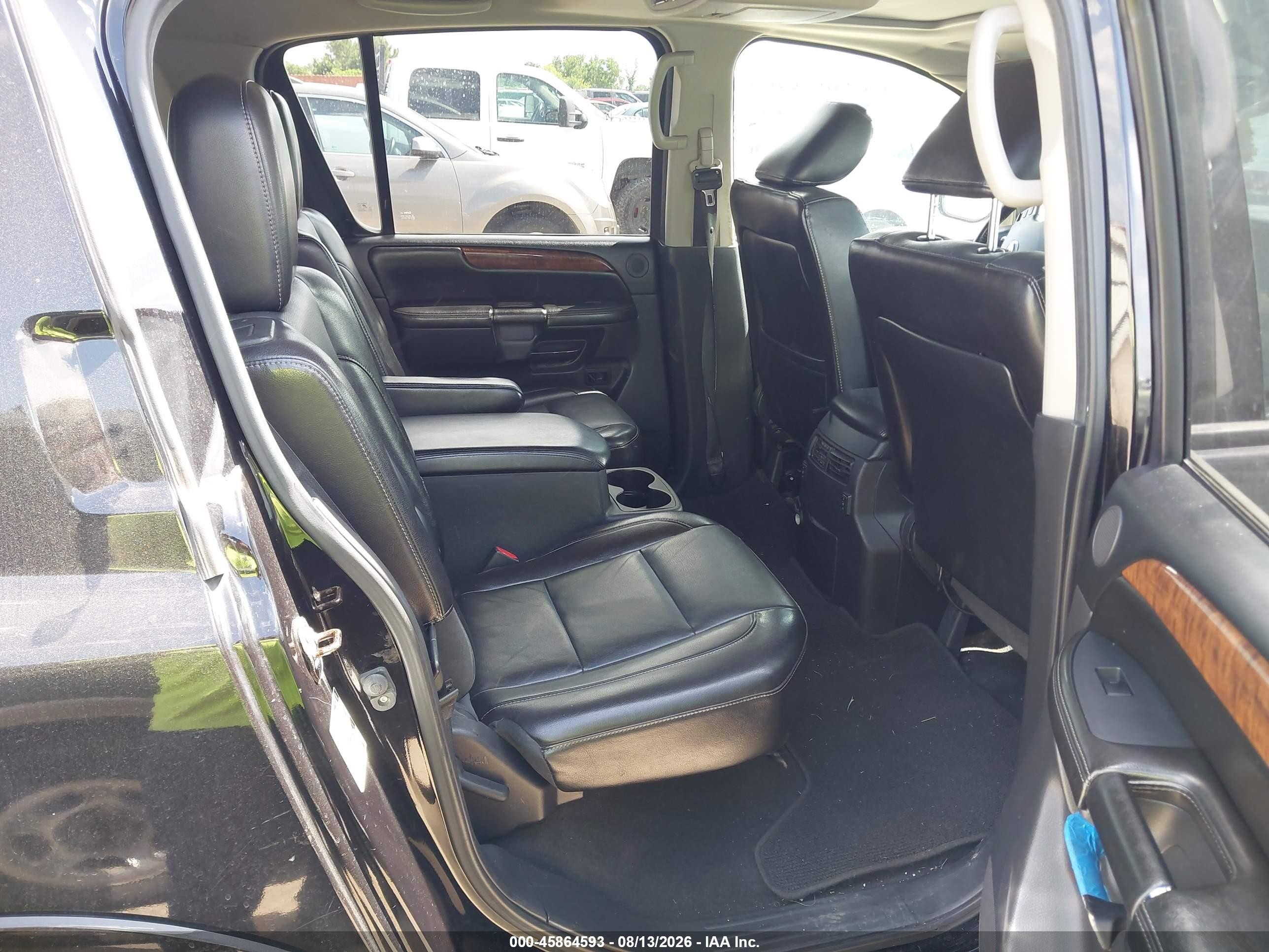 2012 Nissan Armada Platinum Black vin: 5N1BA0NF5CN617397