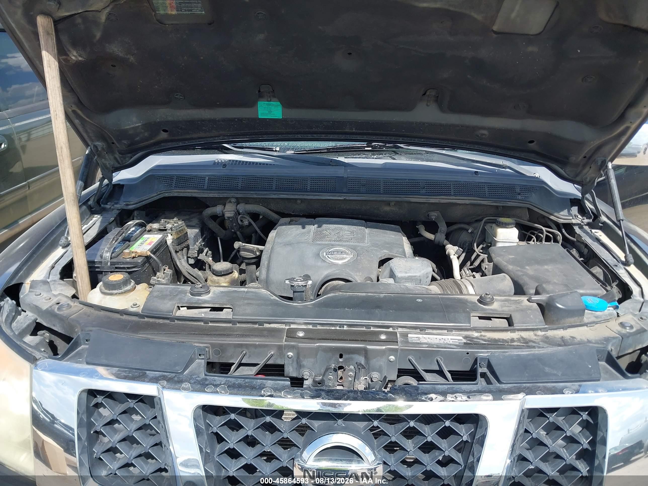 2012 Nissan Armada Platinum Black vin: 5N1BA0NF5CN617397