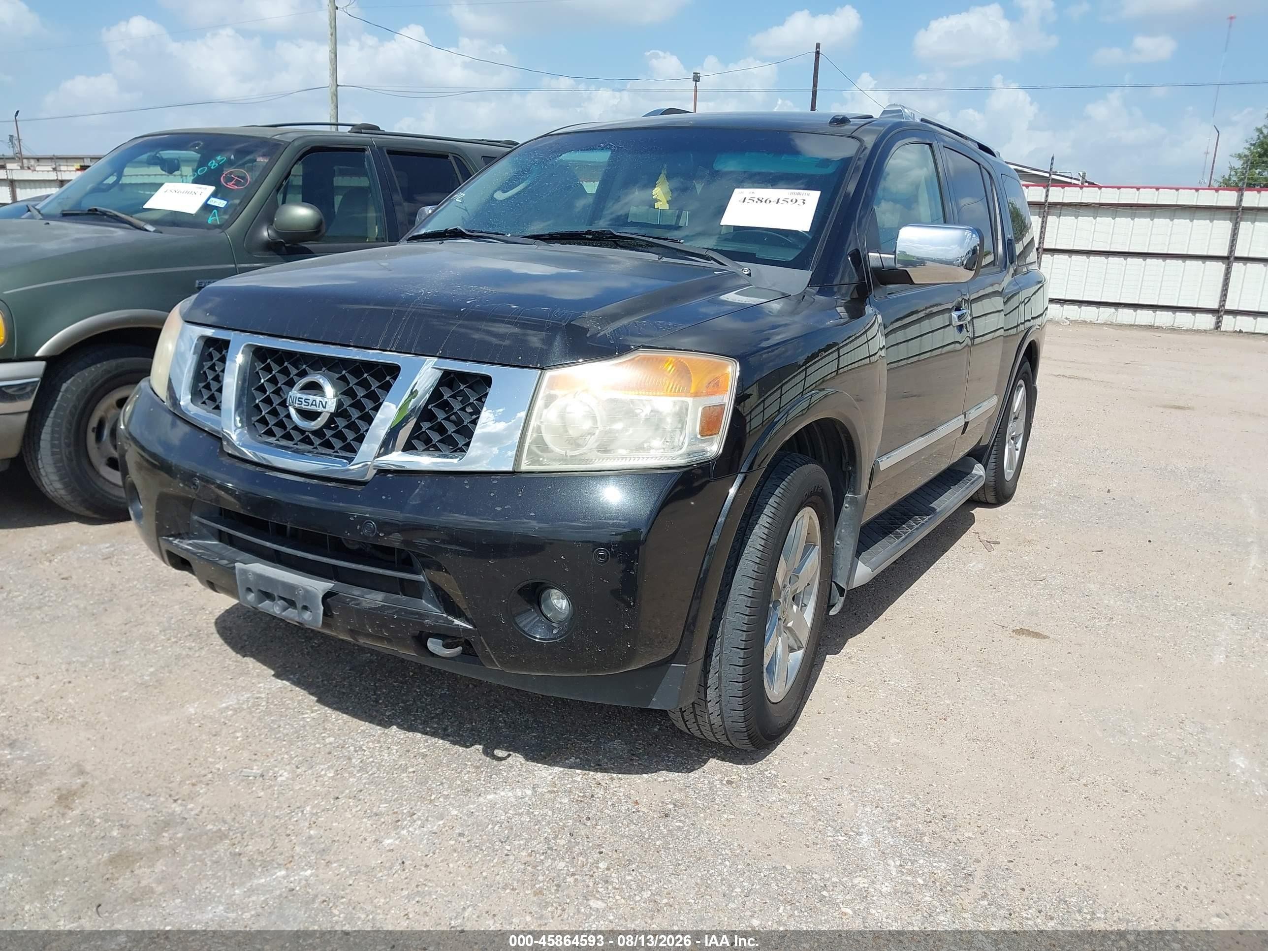 2012 Nissan Armada Platinum Black vin: 5N1BA0NF5CN617397