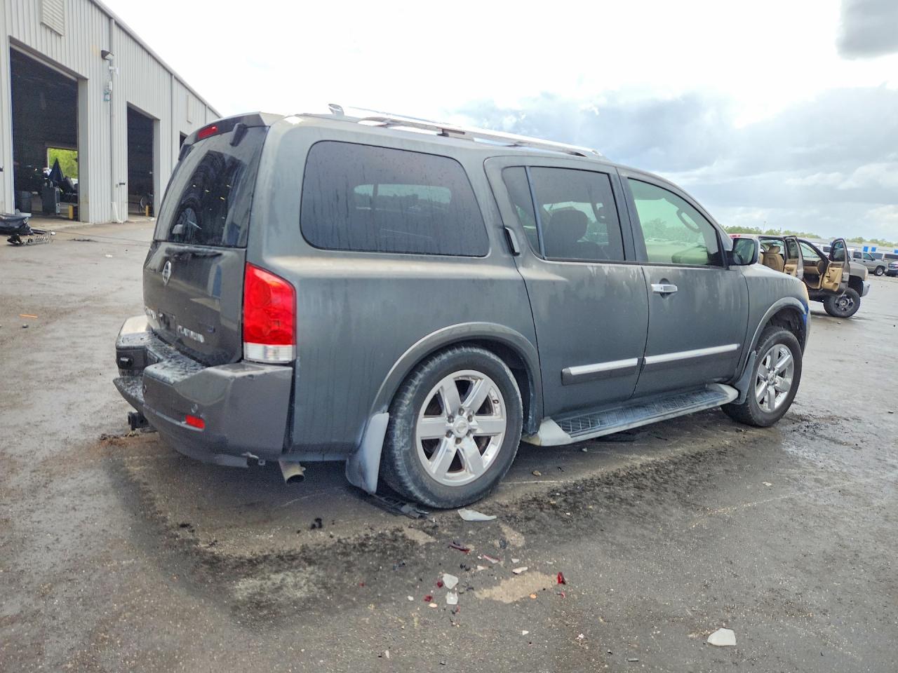 2010 Nissan Armada Platinum Gray vin: 5N1BA0NF8AN601661
