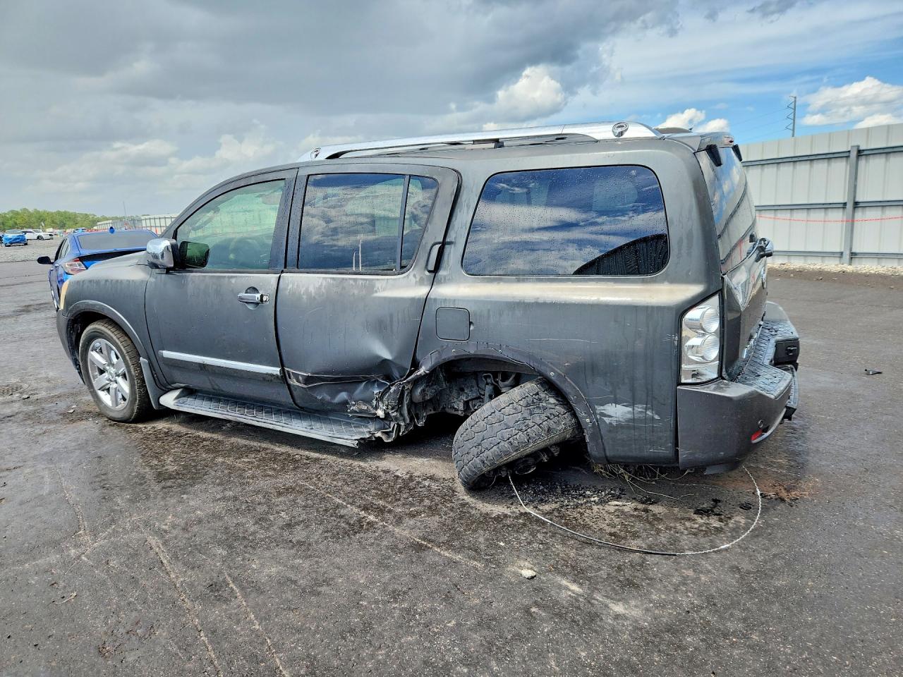 2010 Nissan Armada Platinum Gray vin: 5N1BA0NF8AN601661