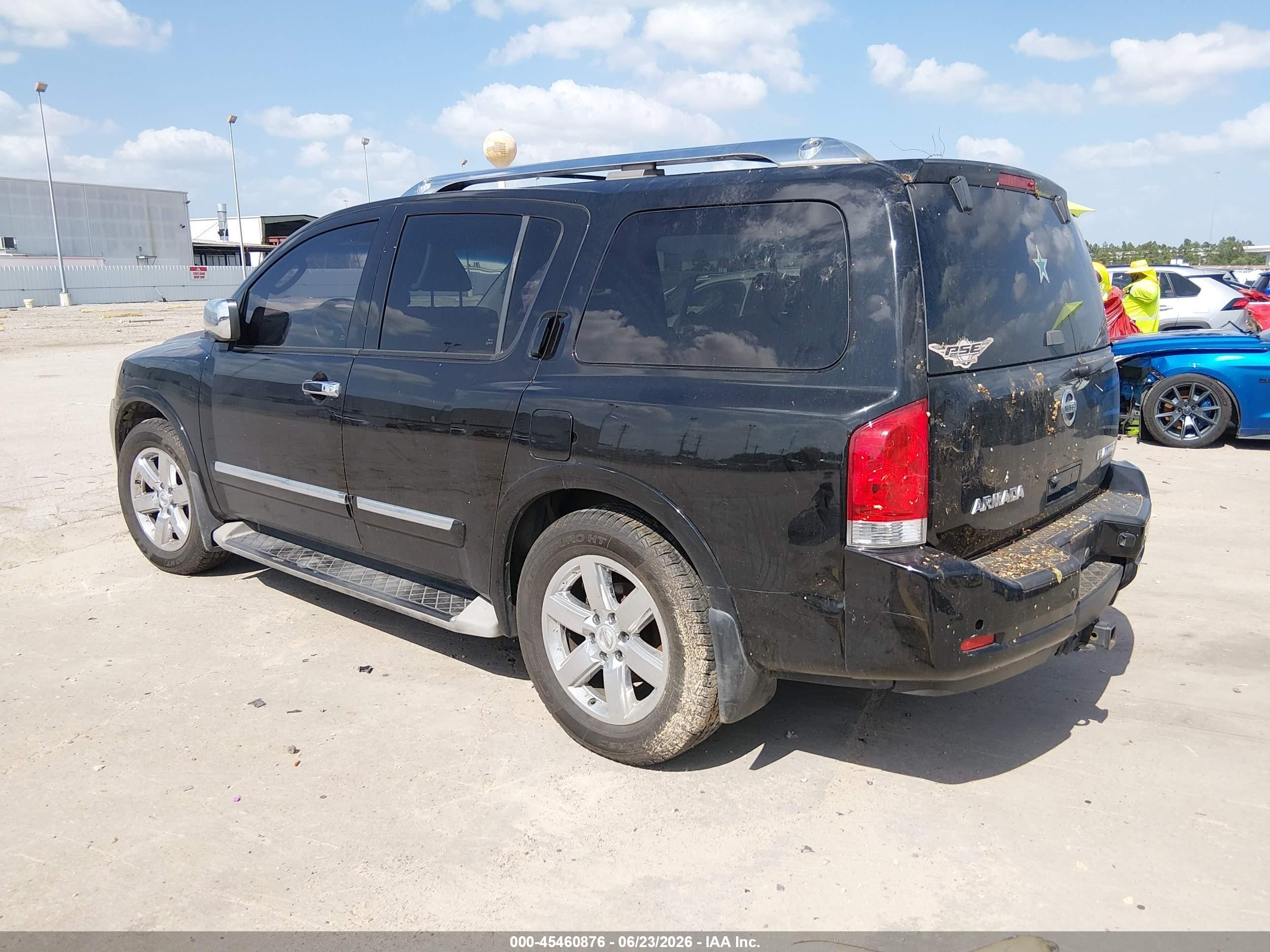 2011 Nissan Armada Platinum Black vin: 5N1BA0NF8BN607784